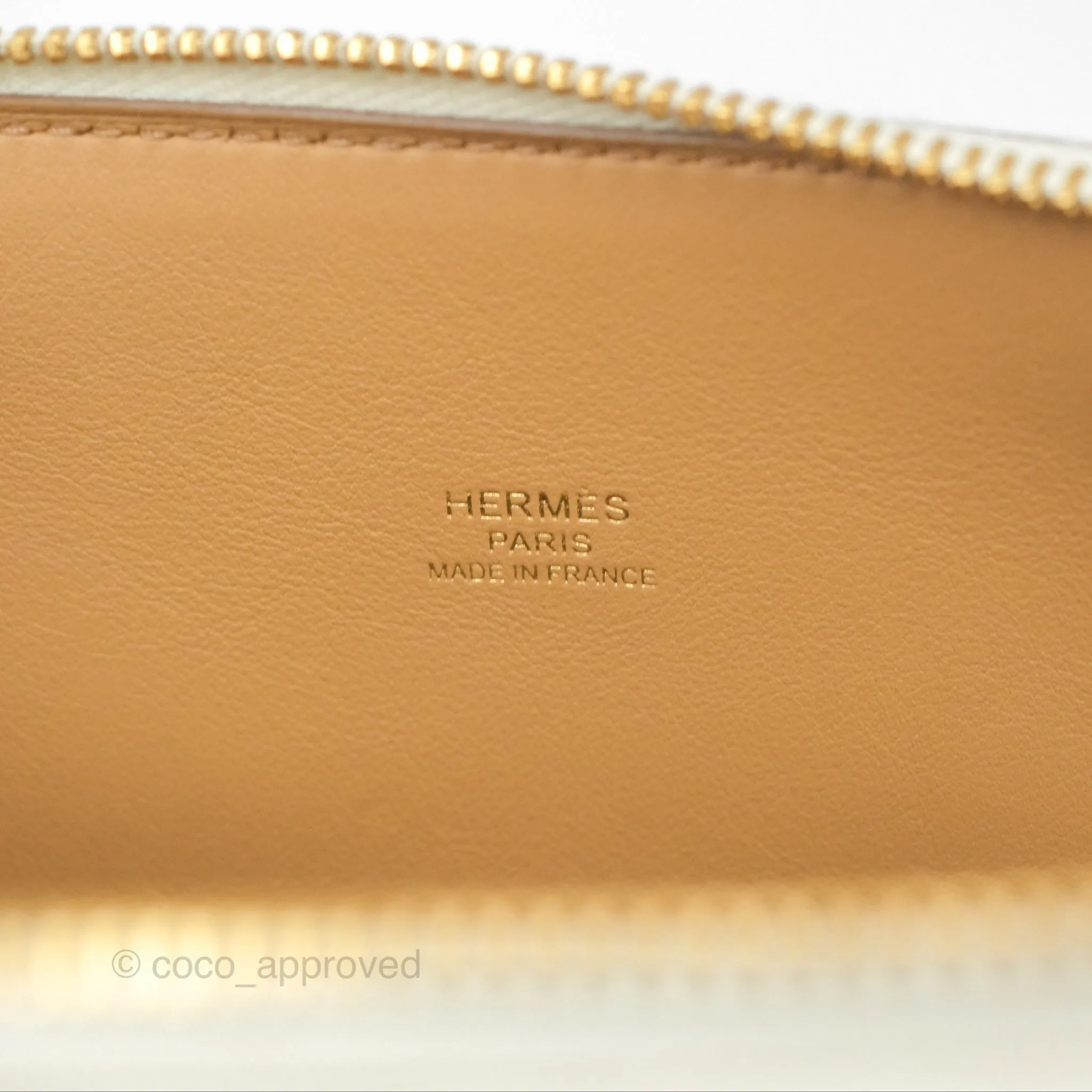 Herms Bolide 1923 25 Mushroom 0T/Biscuit 48 Evercolor Gold Hardware