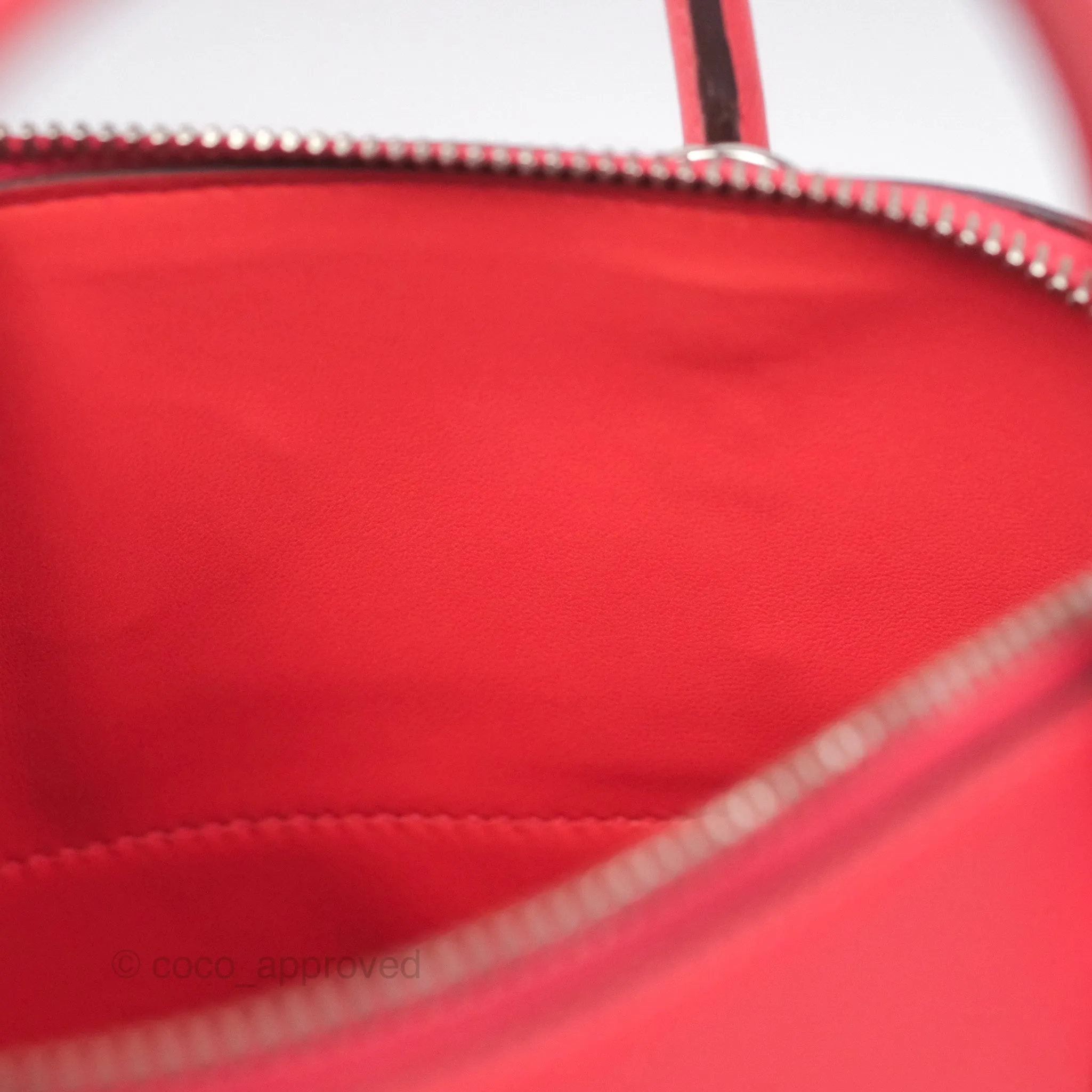 Herms Bolide 27 Rose Jaipur T5 Epsom Palladium Hardware
