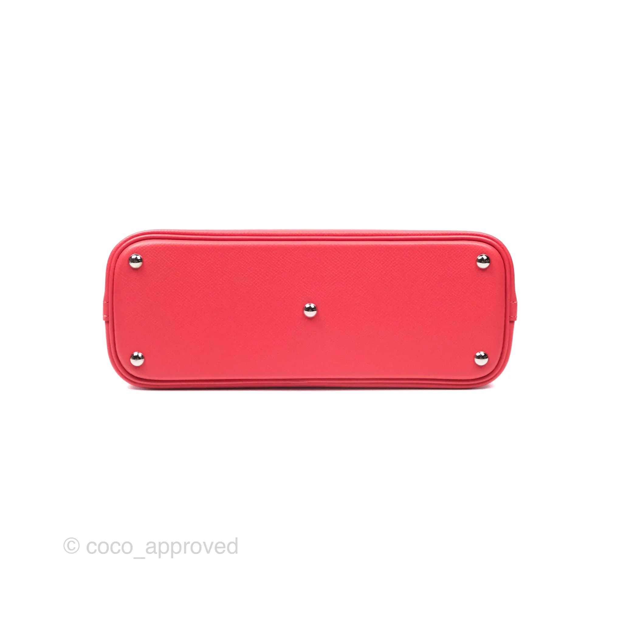 Herms Bolide 27 Rose Jaipur T5 Epsom Palladium Hardware