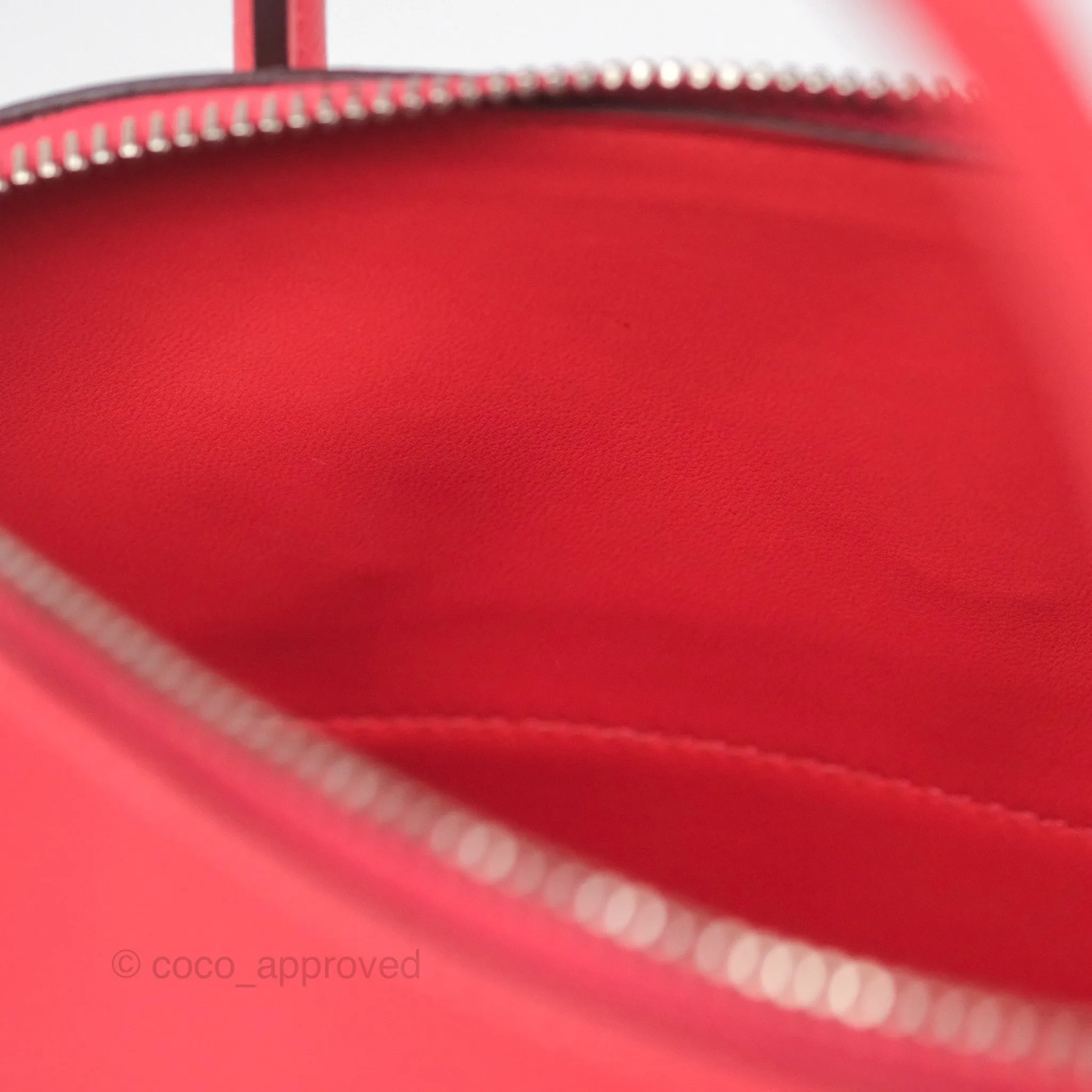 Herms Bolide 27 Rose Jaipur T5 Epsom Palladium Hardware