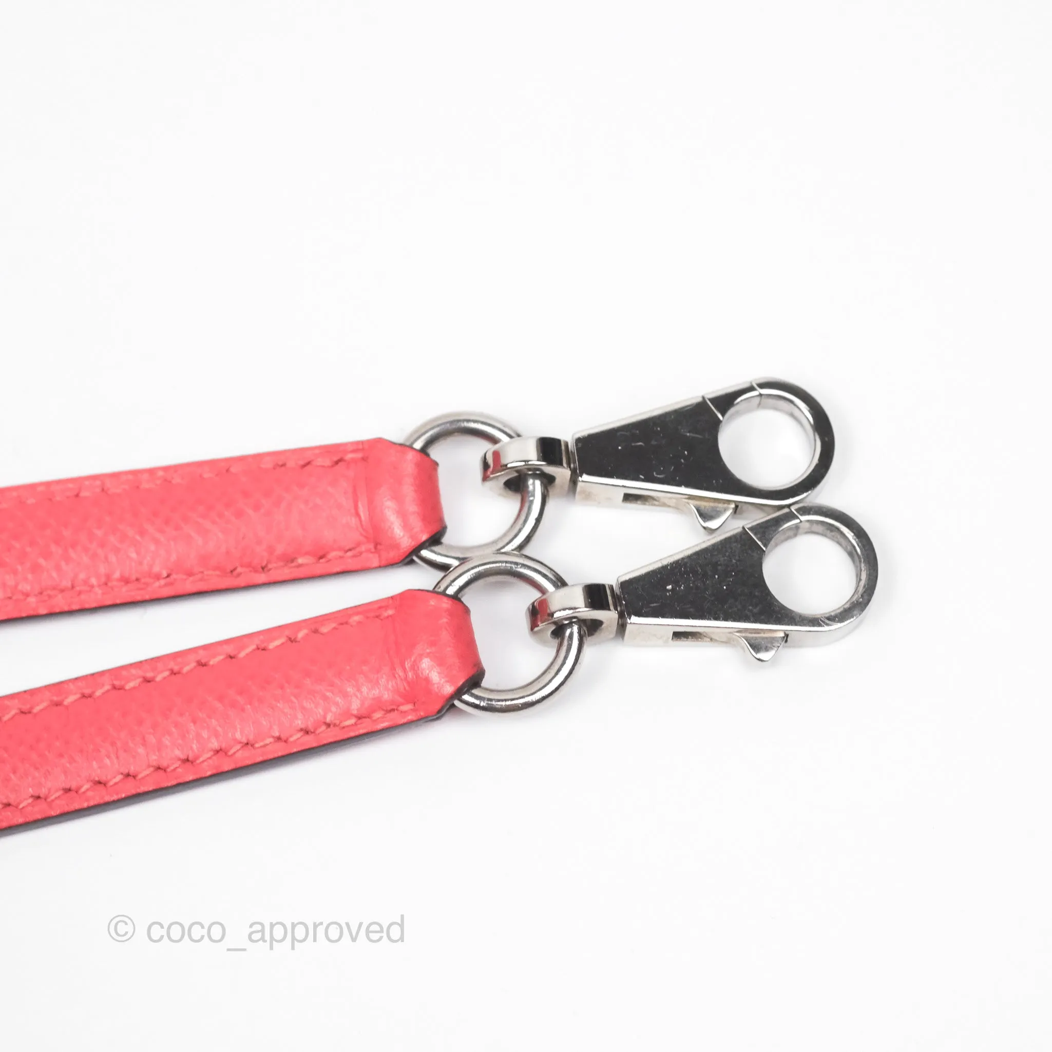 Herms Bolide 27 Rose Jaipur T5 Epsom Palladium Hardware