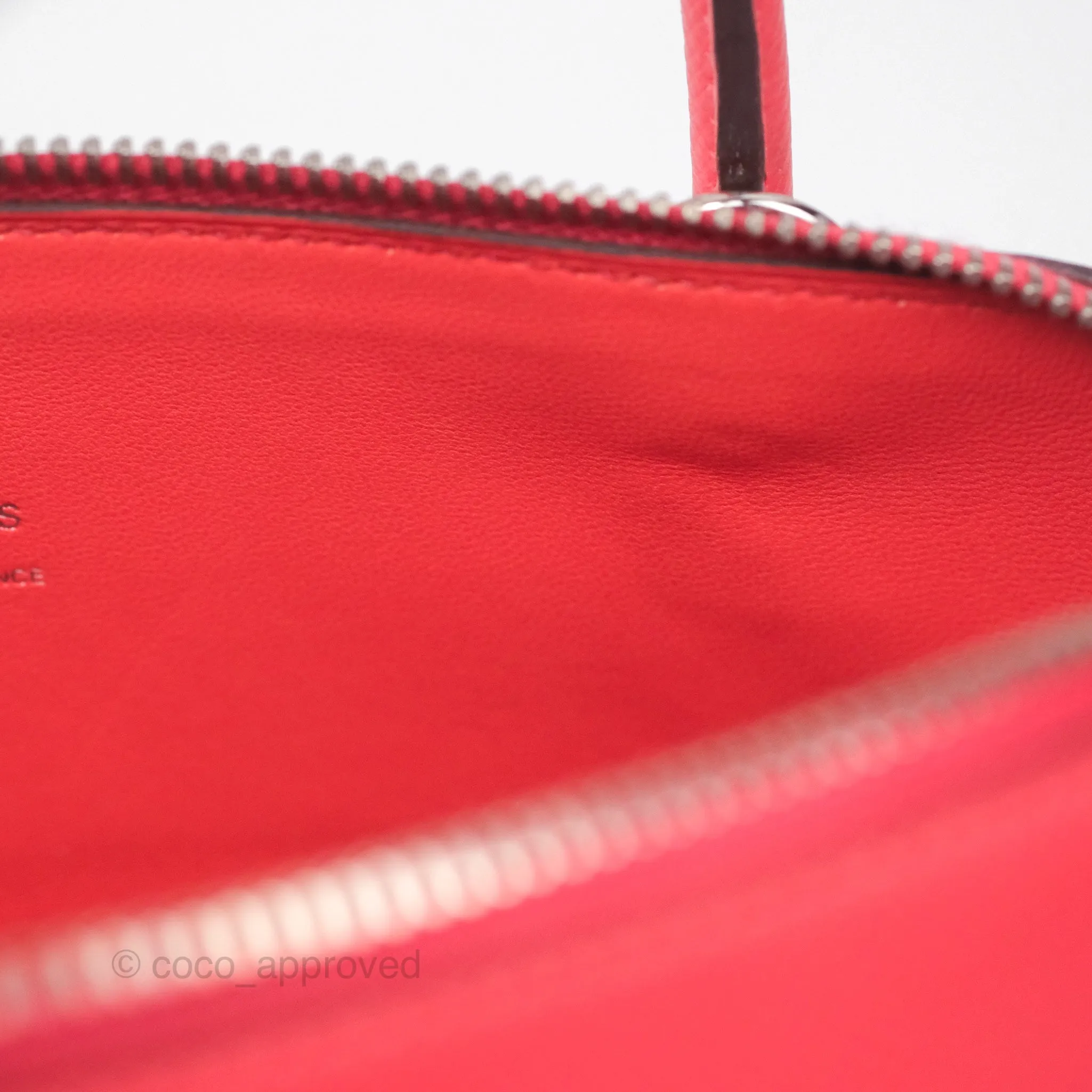 Herms Bolide 27 Rose Jaipur T5 Epsom Palladium Hardware