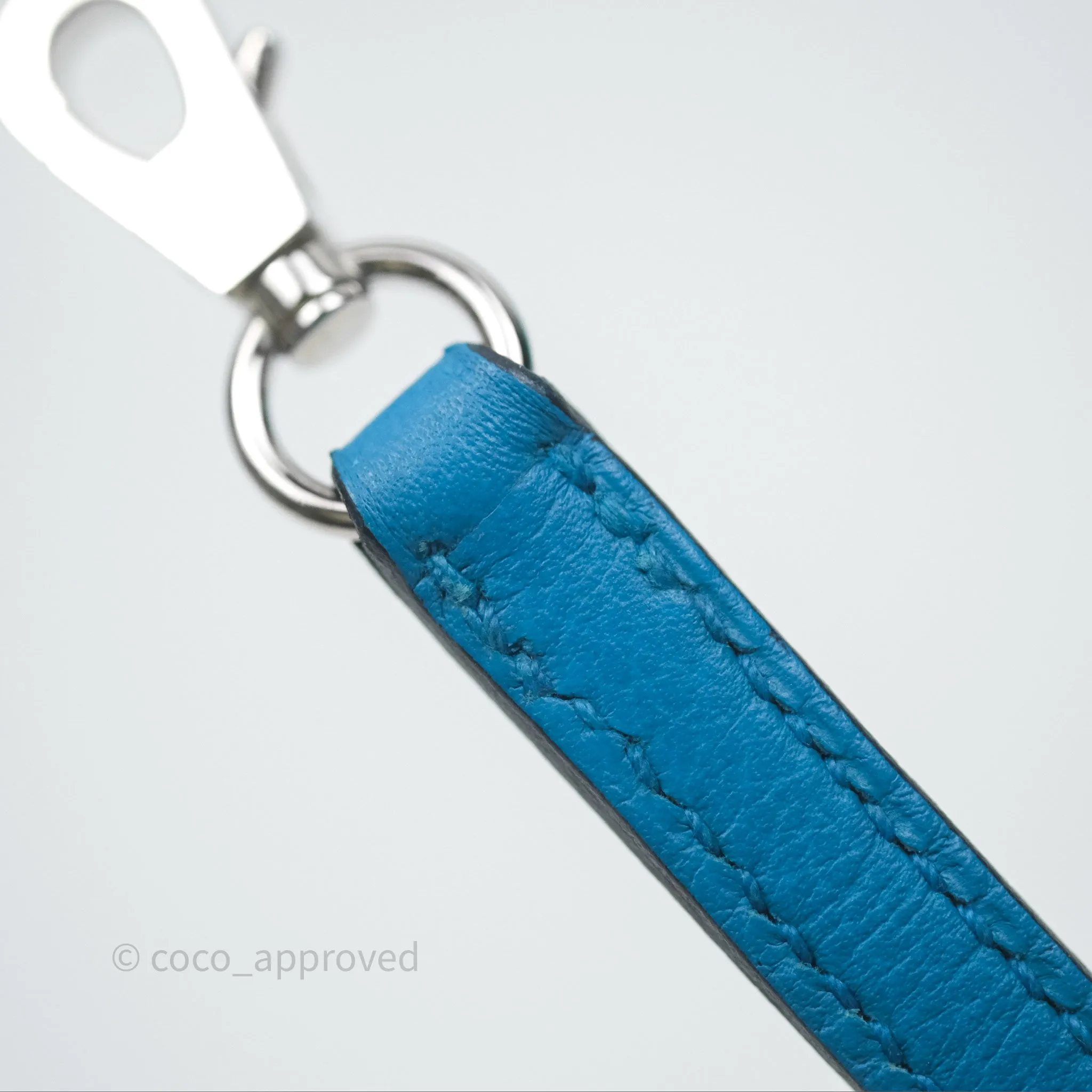 Herms Bolide Mini 1923 Bleu Frida 0F/ Rose Mexico 0D Evercolor Palladium Hardware