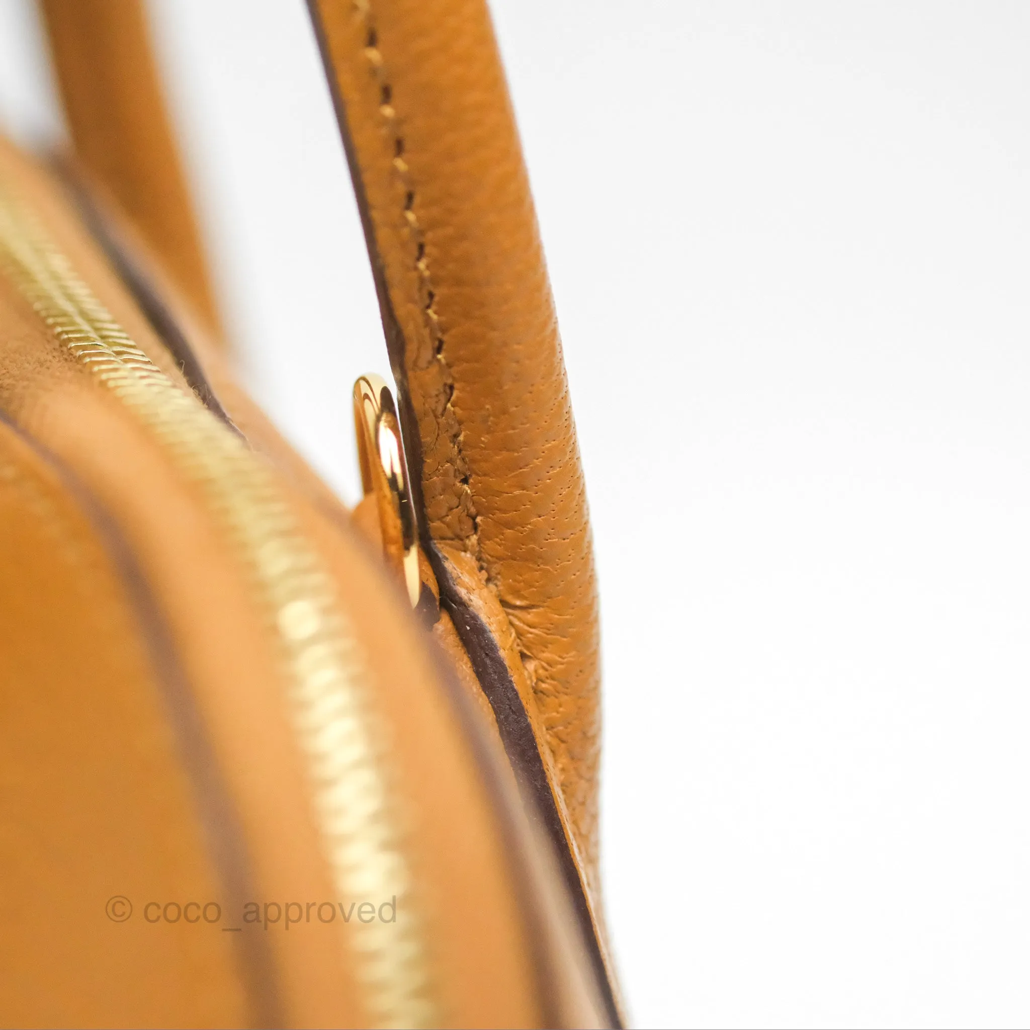 Herms Bolide Mini 1923 Caramel Chevre Mysore Strap Ficelle/Black Gold Hardware