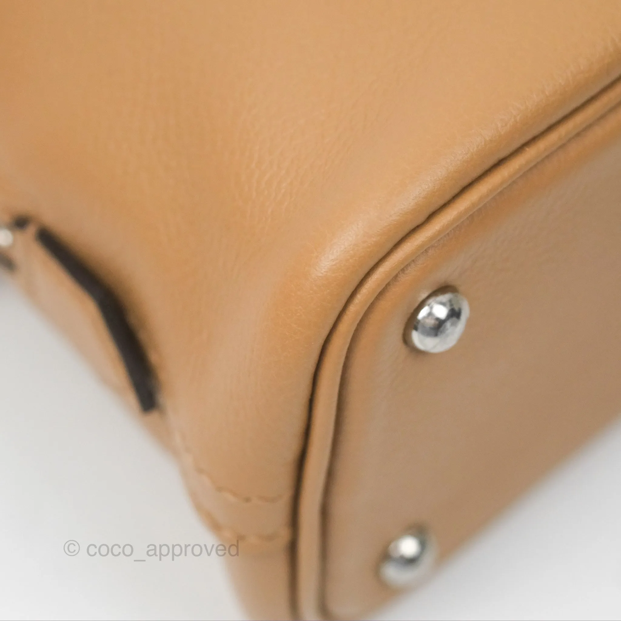 Herms Bolide Mini 1923 Chai 0M Evercolor Palladium Hardware
