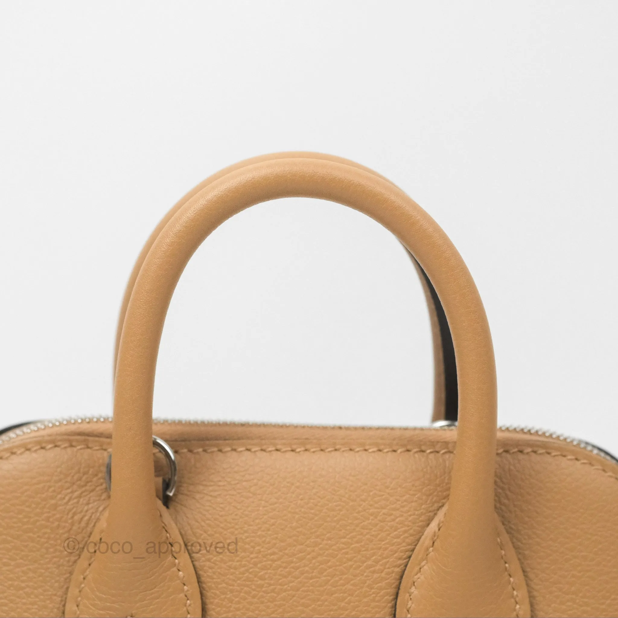 Herms Bolide Mini 1923 Chai 0M Evercolor Palladium Hardware