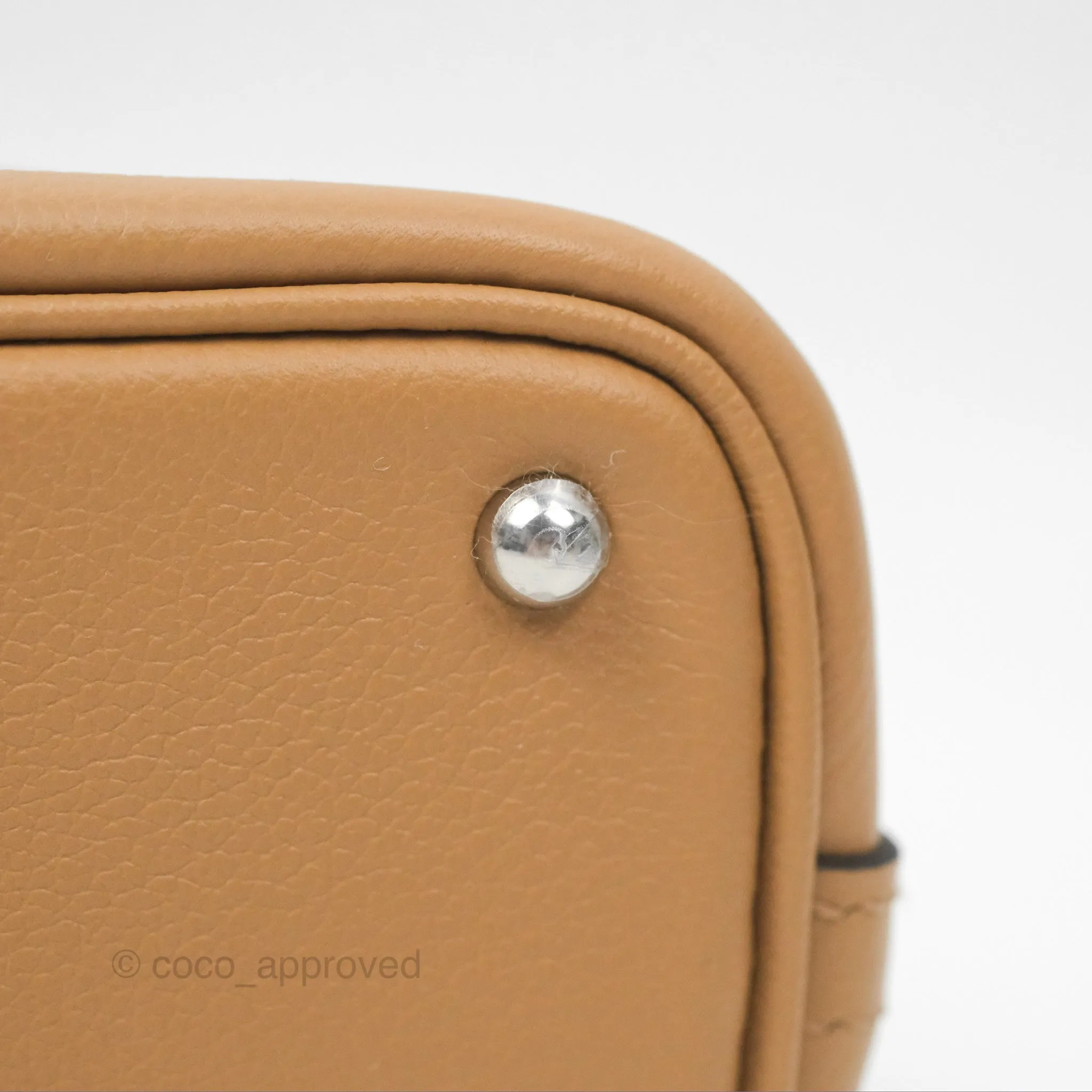 Herms Bolide Mini 1923 Chai 0M Evercolor Palladium Hardware