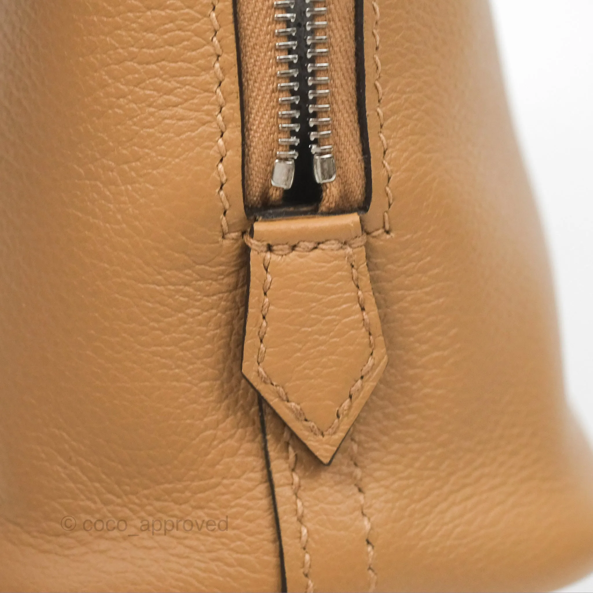 Herms Bolide Mini 1923 Chai 0M Evercolor Palladium Hardware