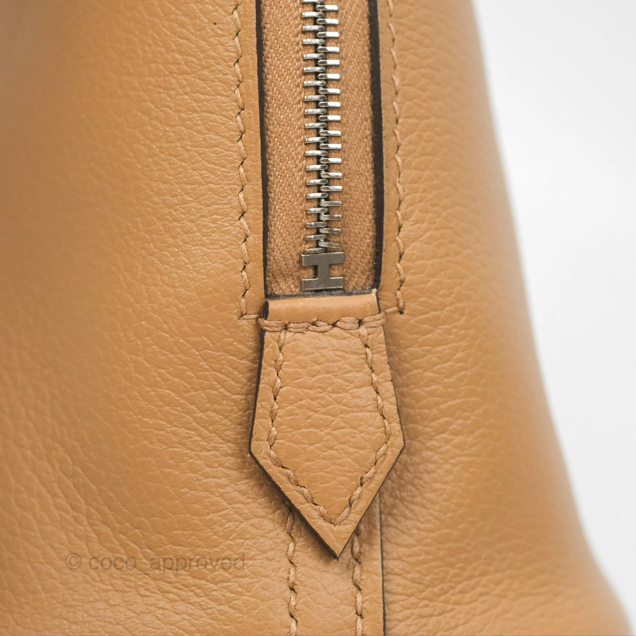 Herms Bolide Mini 1923 Chai 0M Evercolor Palladium Hardware