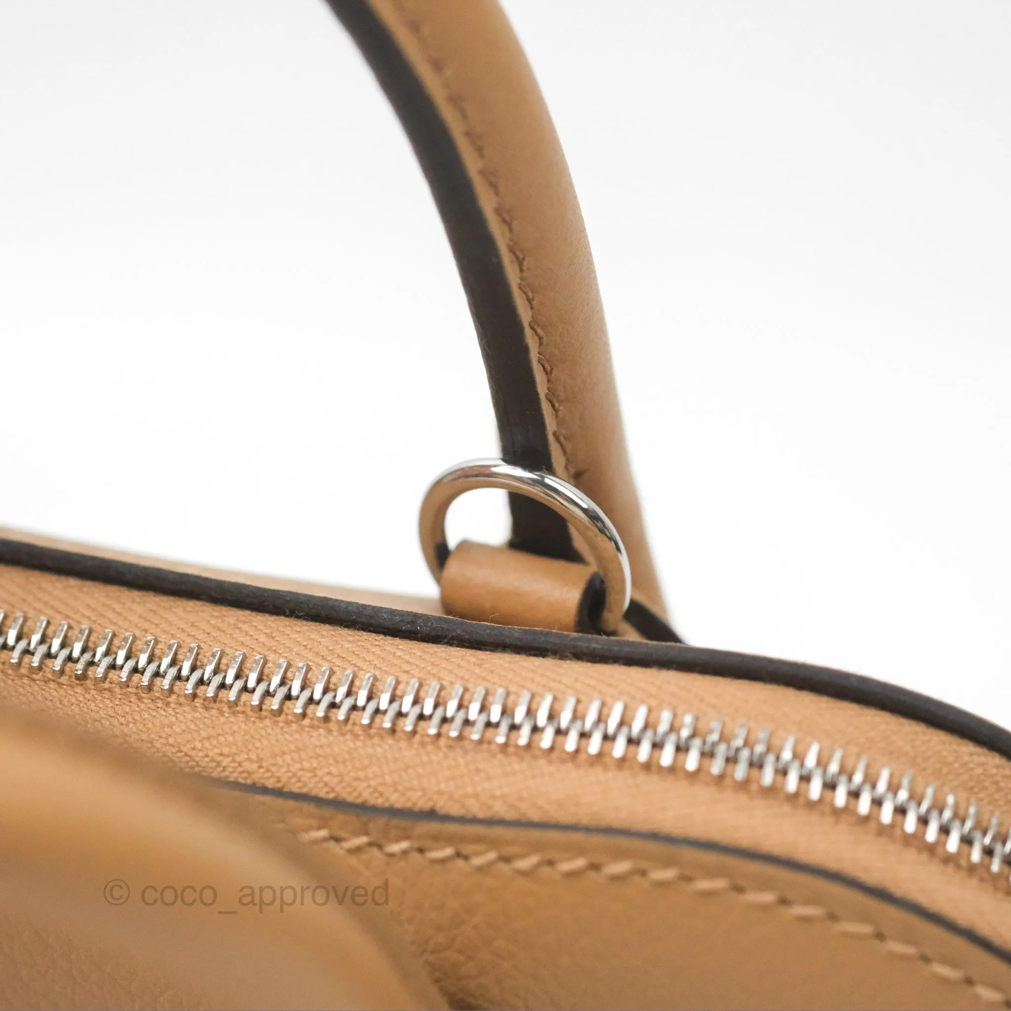 Herms Bolide Mini 1923 Chai 0M Evercolor Palladium Hardware