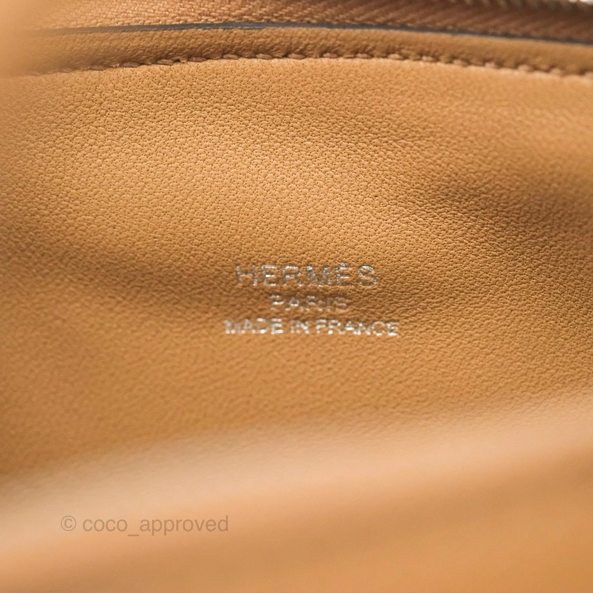 Herms Bolide Mini 1923 Chai 0M Evercolor Palladium Hardware