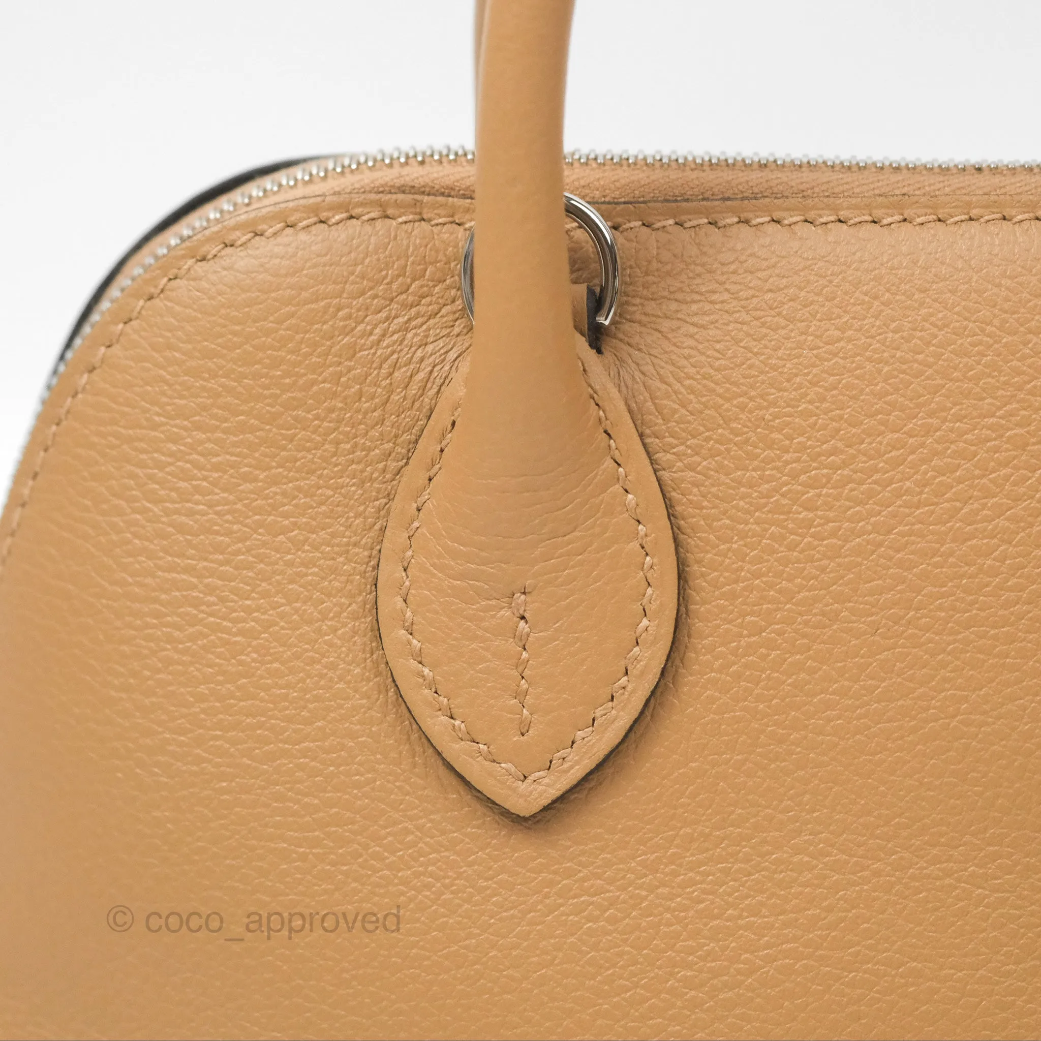 Herms Bolide Mini 1923 Chai 0M Evercolor Palladium Hardware