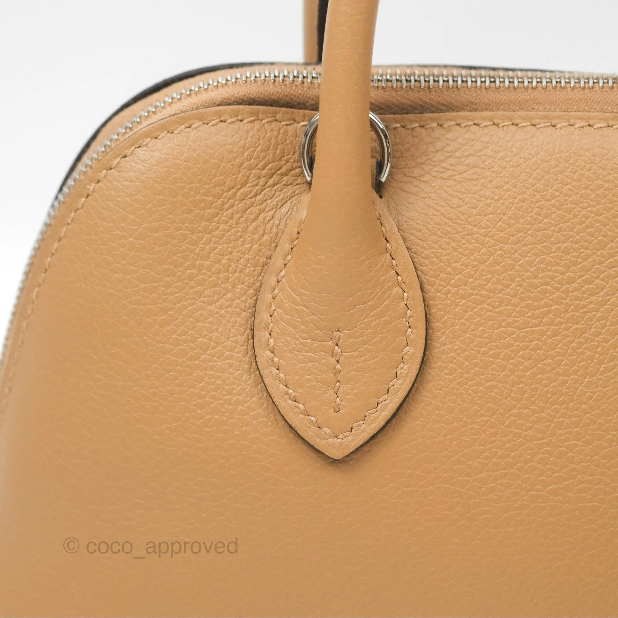 Herms Bolide Mini 1923 Chai 0M Evercolor Palladium Hardware