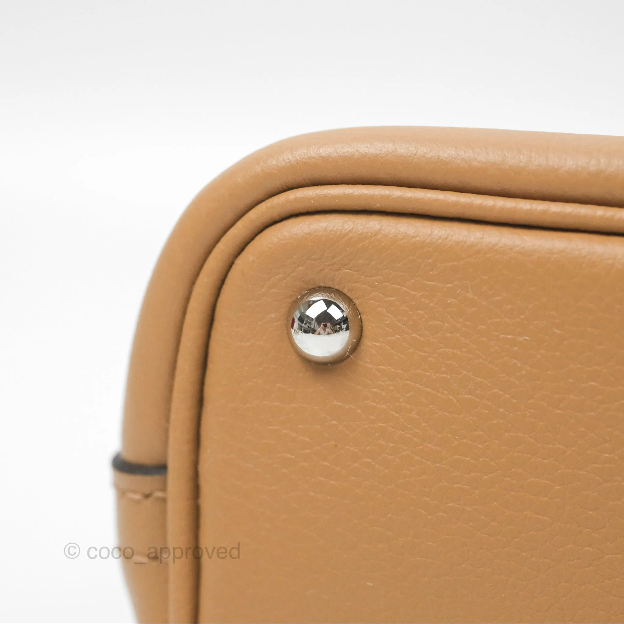 Herms Bolide Mini 1923 Chai 0M Evercolor Palladium Hardware