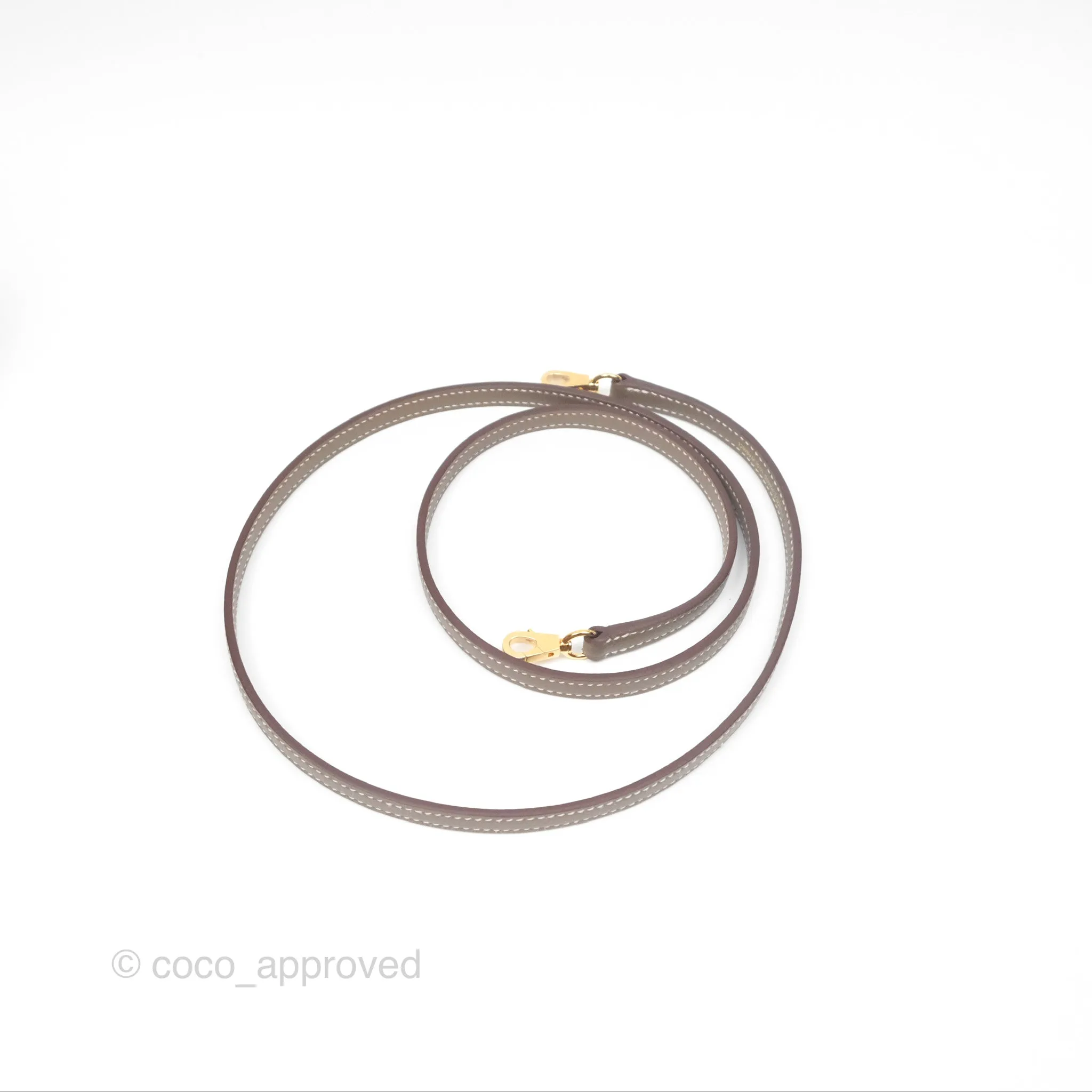 Herms Bolide Mini 1923 Etoupe Evercolor Gold Hardware