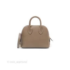 Herms Bolide Mini 1923 Etoupe Evercolor Gold Hardware