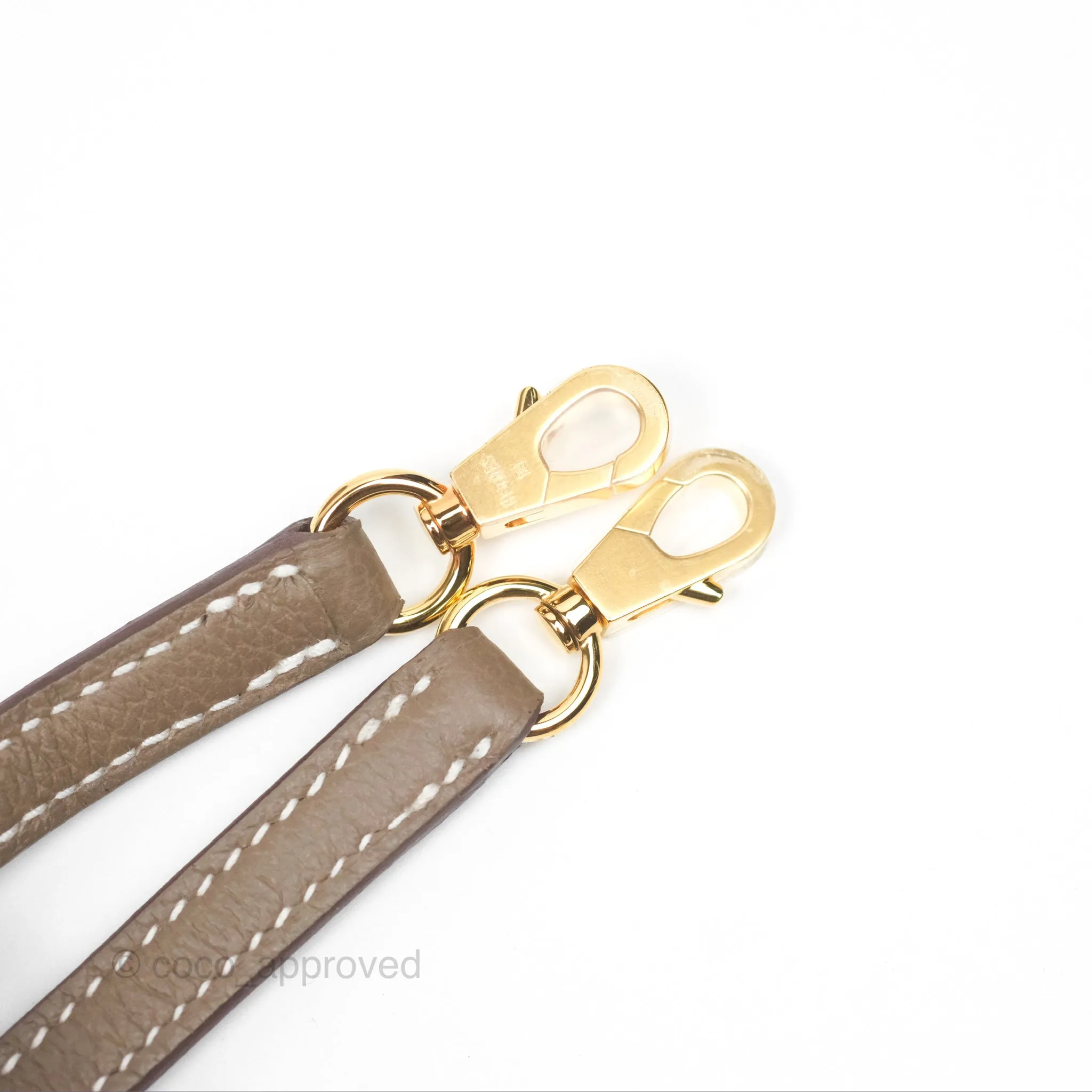 Herms Bolide Mini 1923 Etoupe Evercolor Gold Hardware