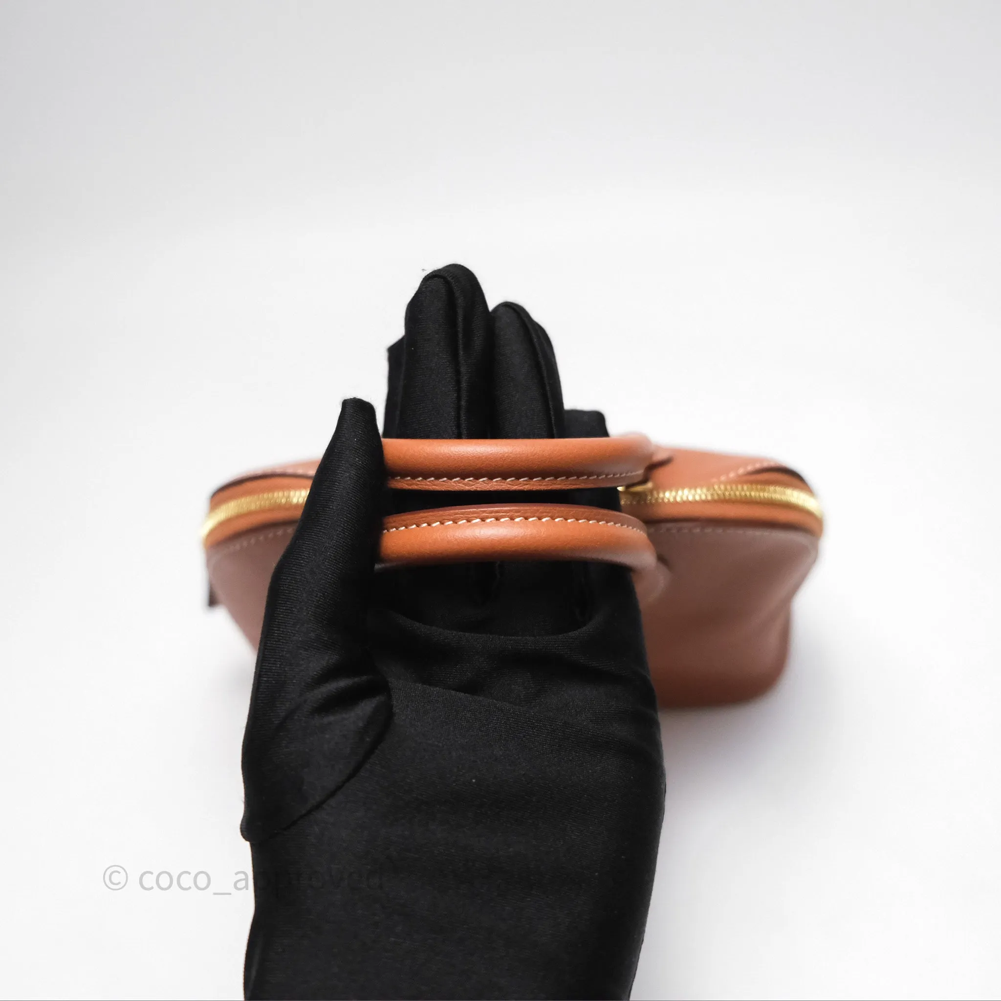 Herms Bolide Mini 1923 Gold 37 Evercolor Gold Hardware