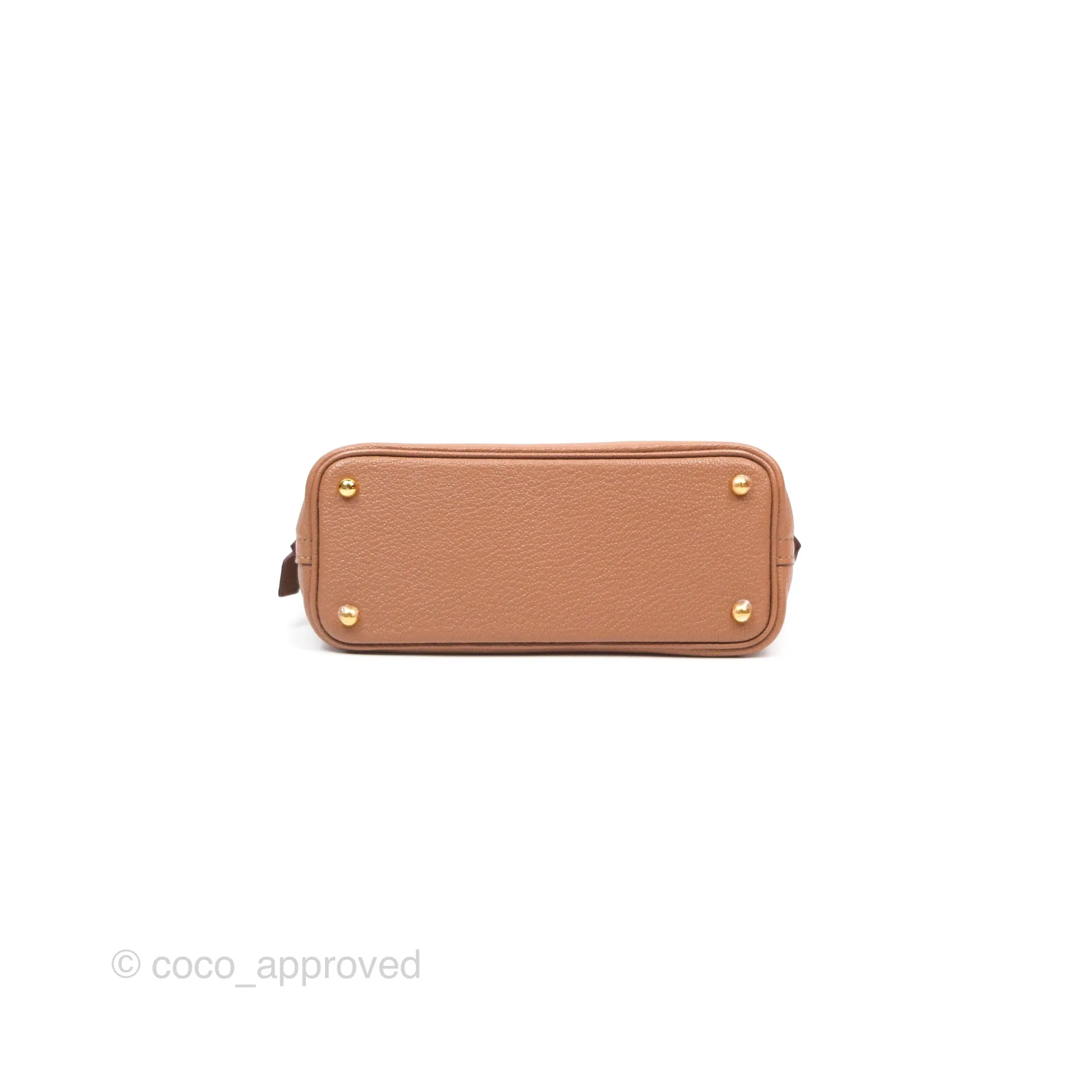 Herms Bolide Mini 1923 Quebracho 2J Chevre Mysore Gold Hardware