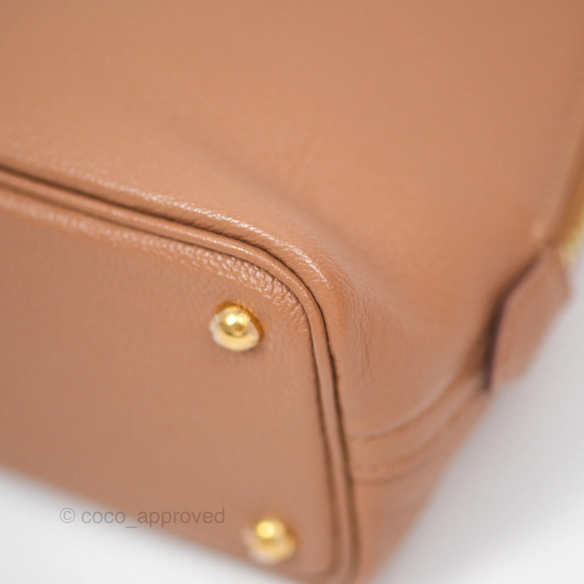 Herms Bolide Mini 1923 Quebracho 2J Chevre Mysore Gold Hardware