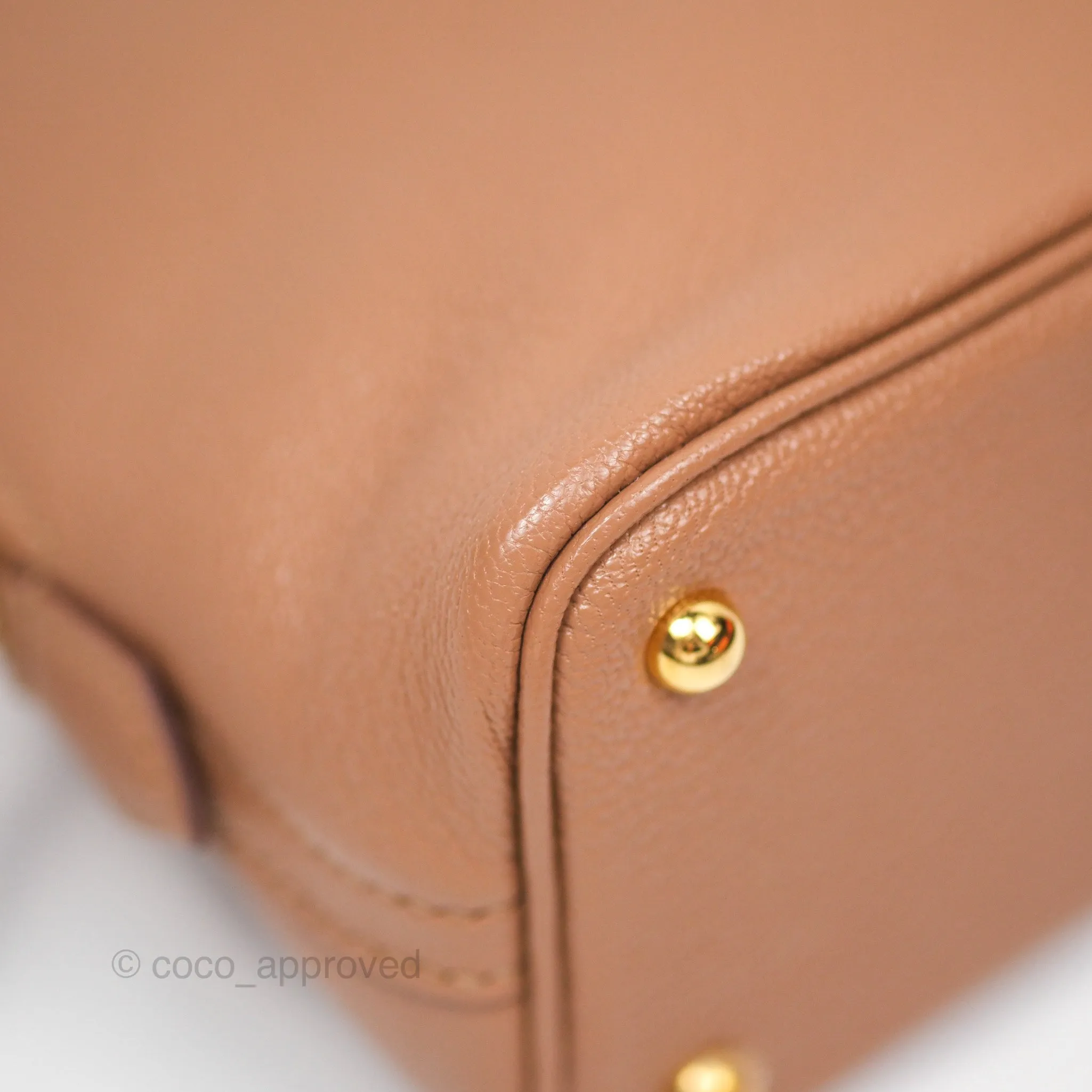 Herms Bolide Mini 1923 Quebracho 2J Chevre Mysore Gold Hardware