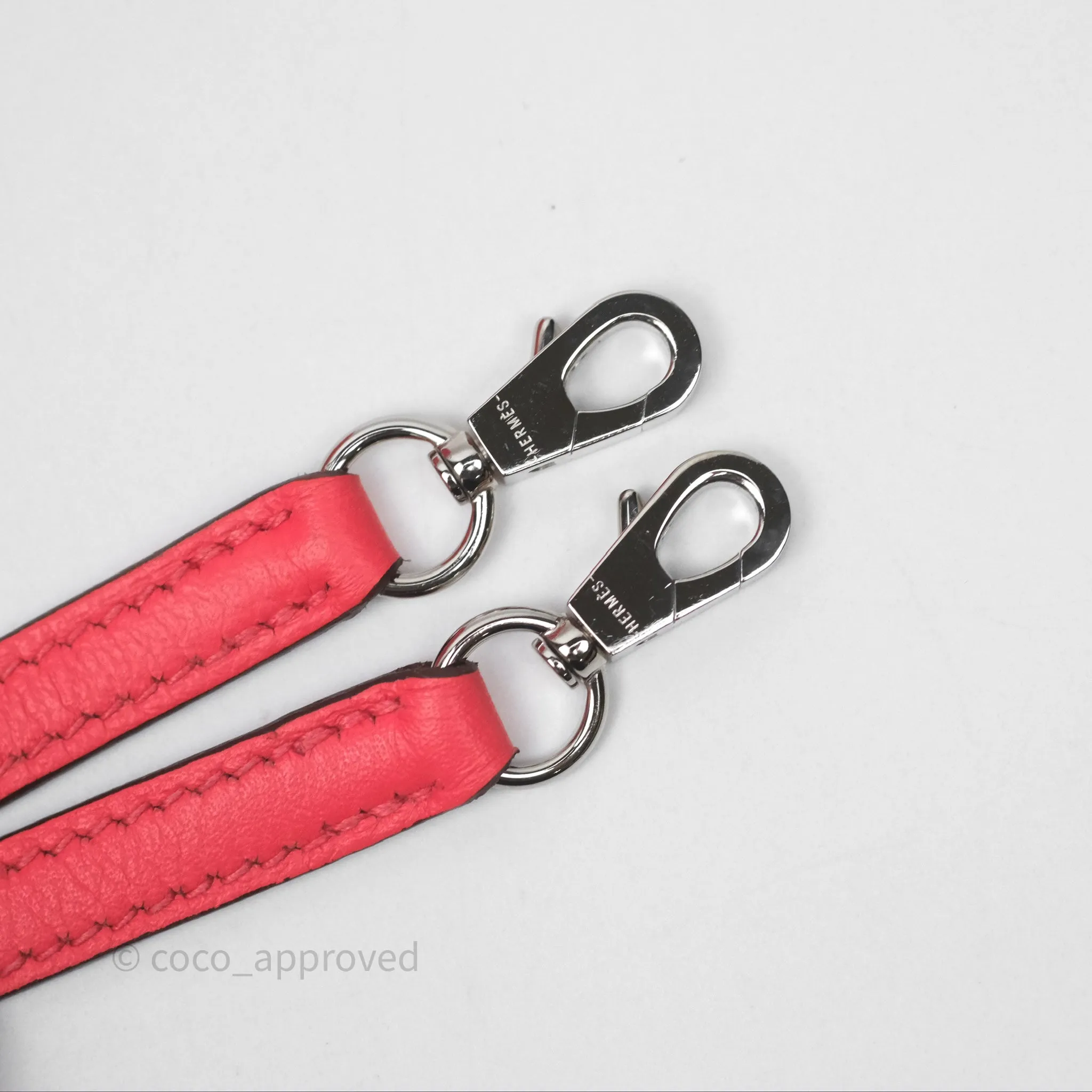 Herms Bolide Mini 1923 Rose Texas 0E/ Cuivre 6C Evercolor Palladium Hardware