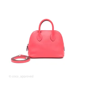 Herms Bolide Mini 1923 Rose Texas 0E/ Cuivre 6C Evercolor Palladium Hardware