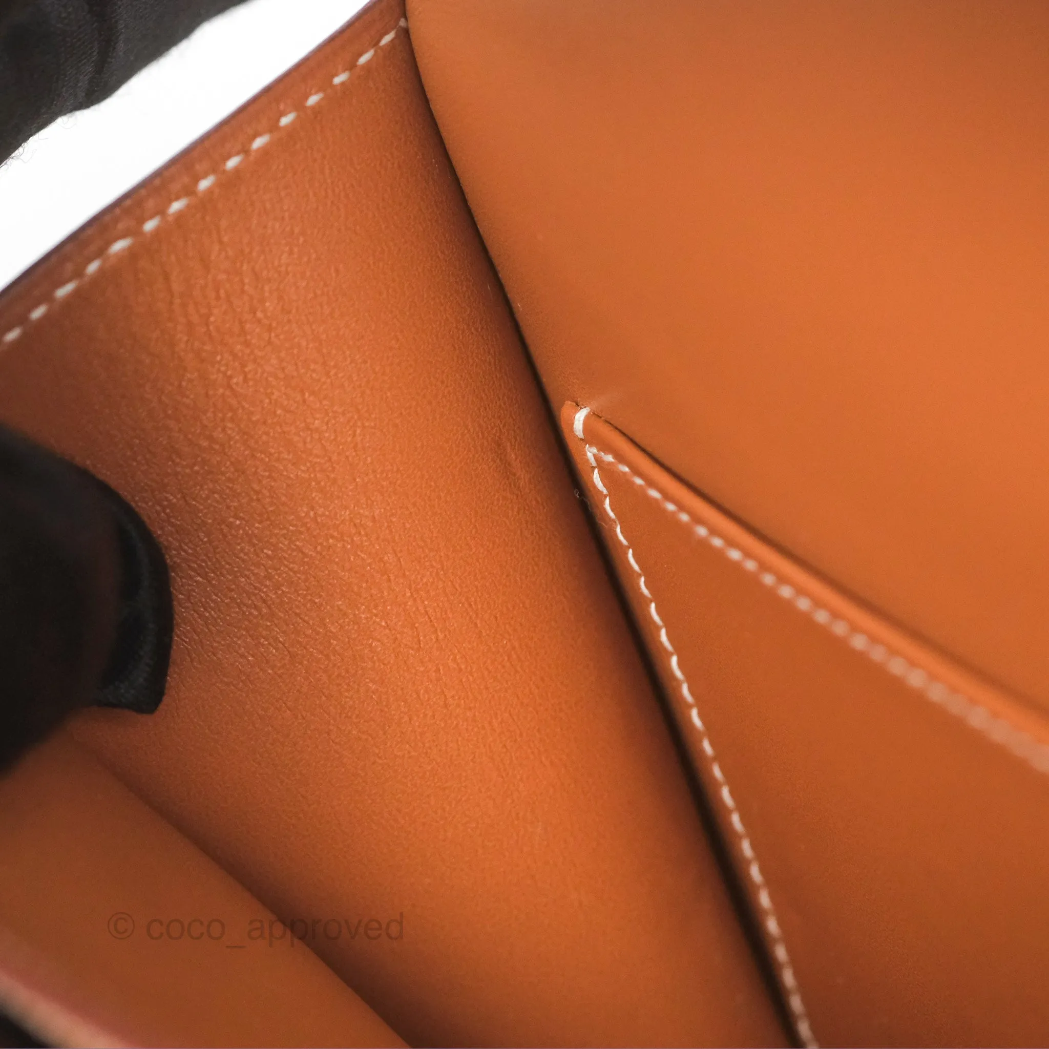 Herms Constance Mini 18 Gold Epsom Gold Hardware