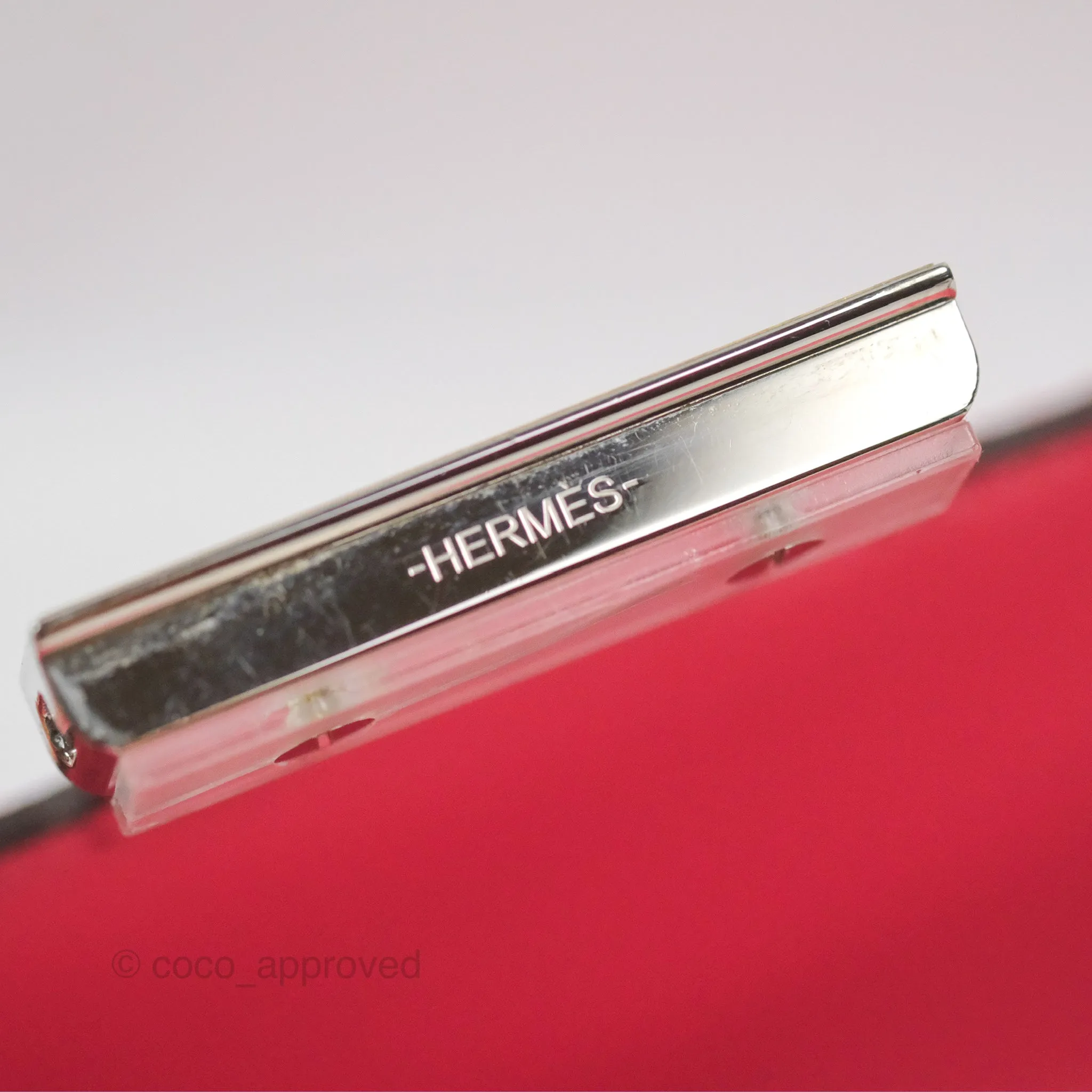Herms Constance Mini 18 Rose Azalee Evercolor Palladium Hardware