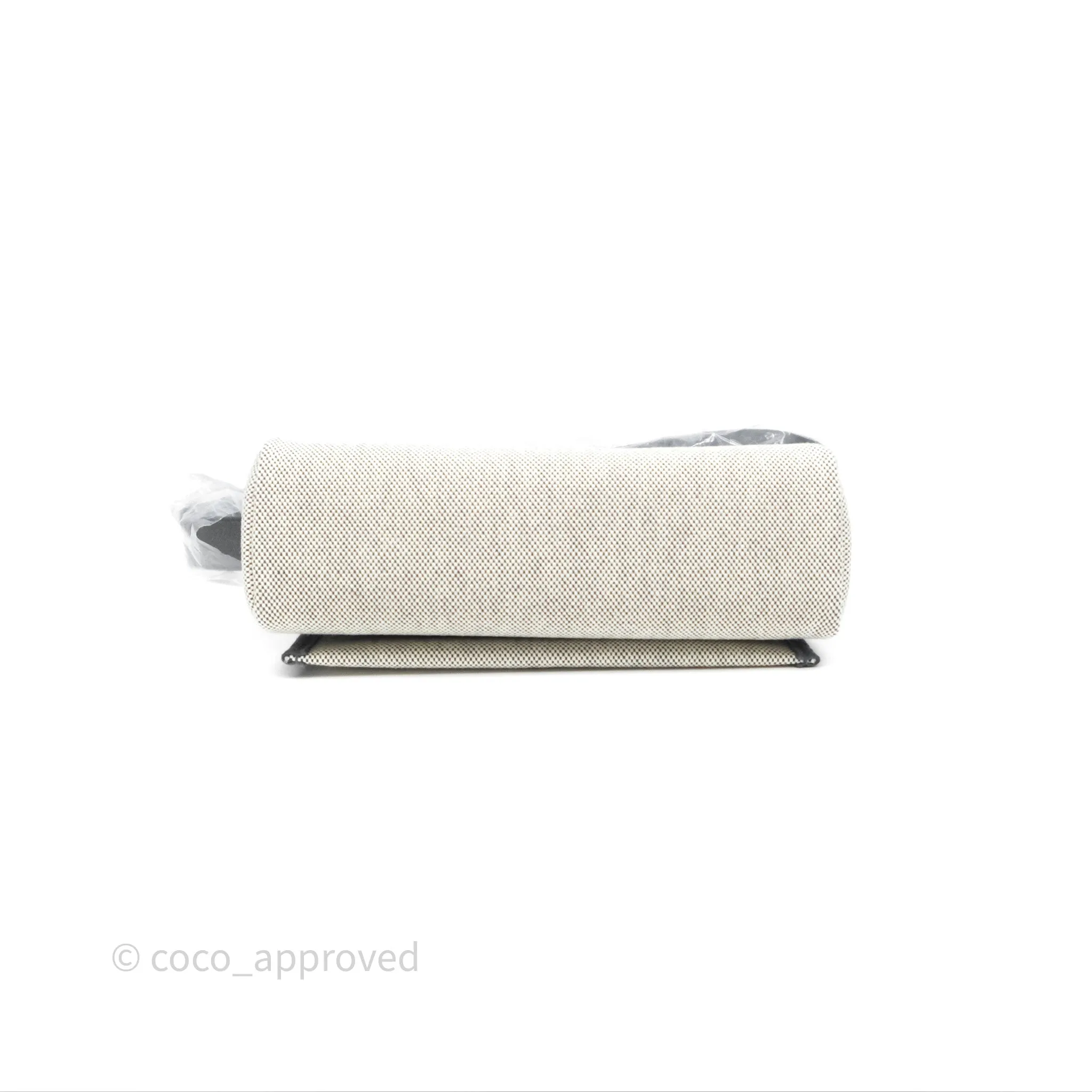 Herms Herbag Zip 20 Mini Ardoise 85 Canvas Palladium Hardware