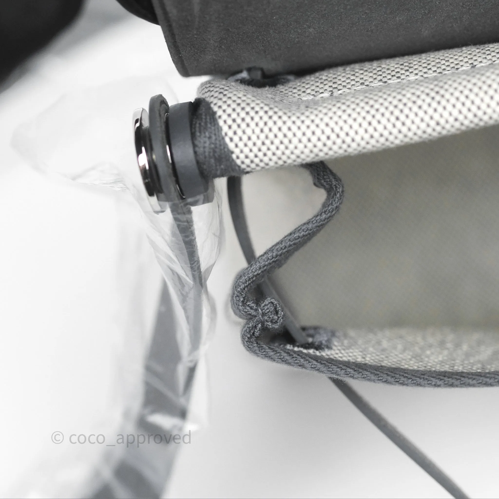 Herms Herbag Zip 20 Mini Ardoise 85 Canvas Palladium Hardware