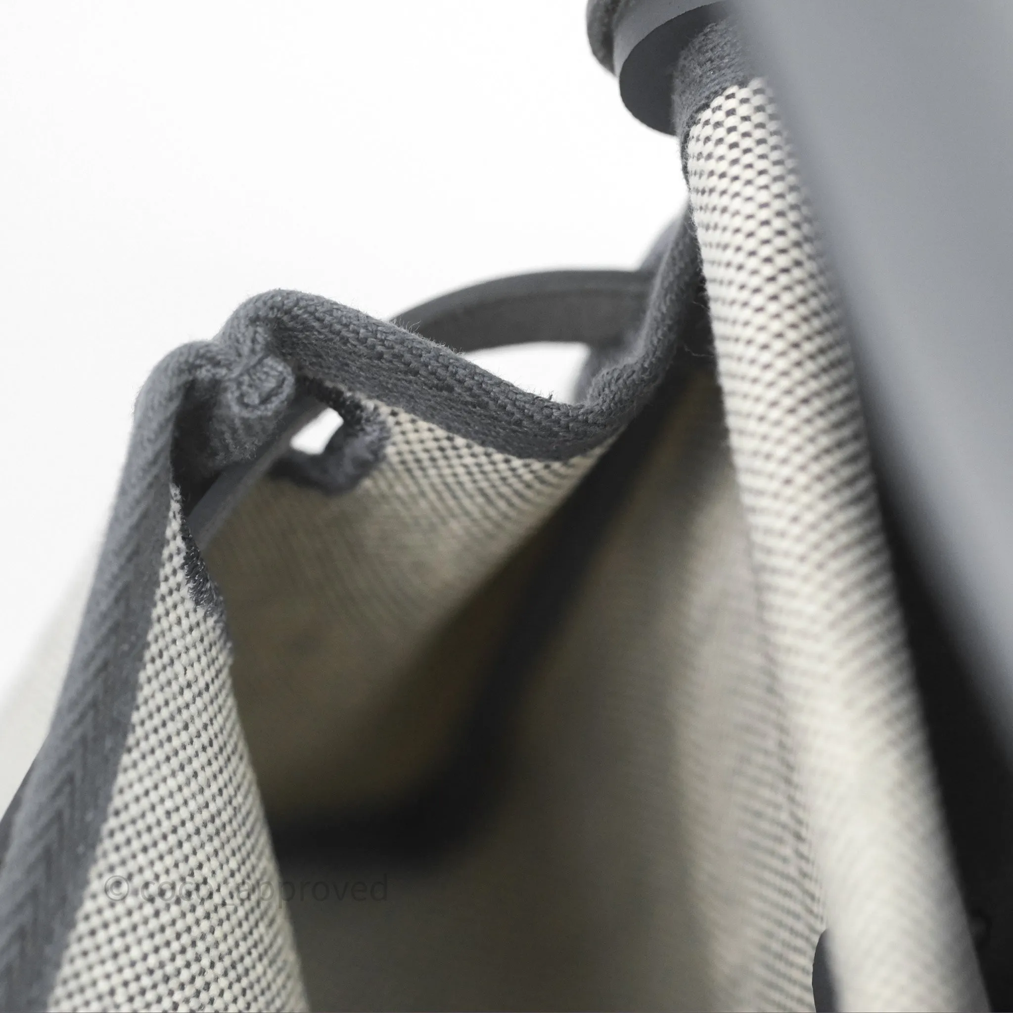 Herms Herbag Zip 20 Mini Ardoise 85 Canvas Palladium Hardware