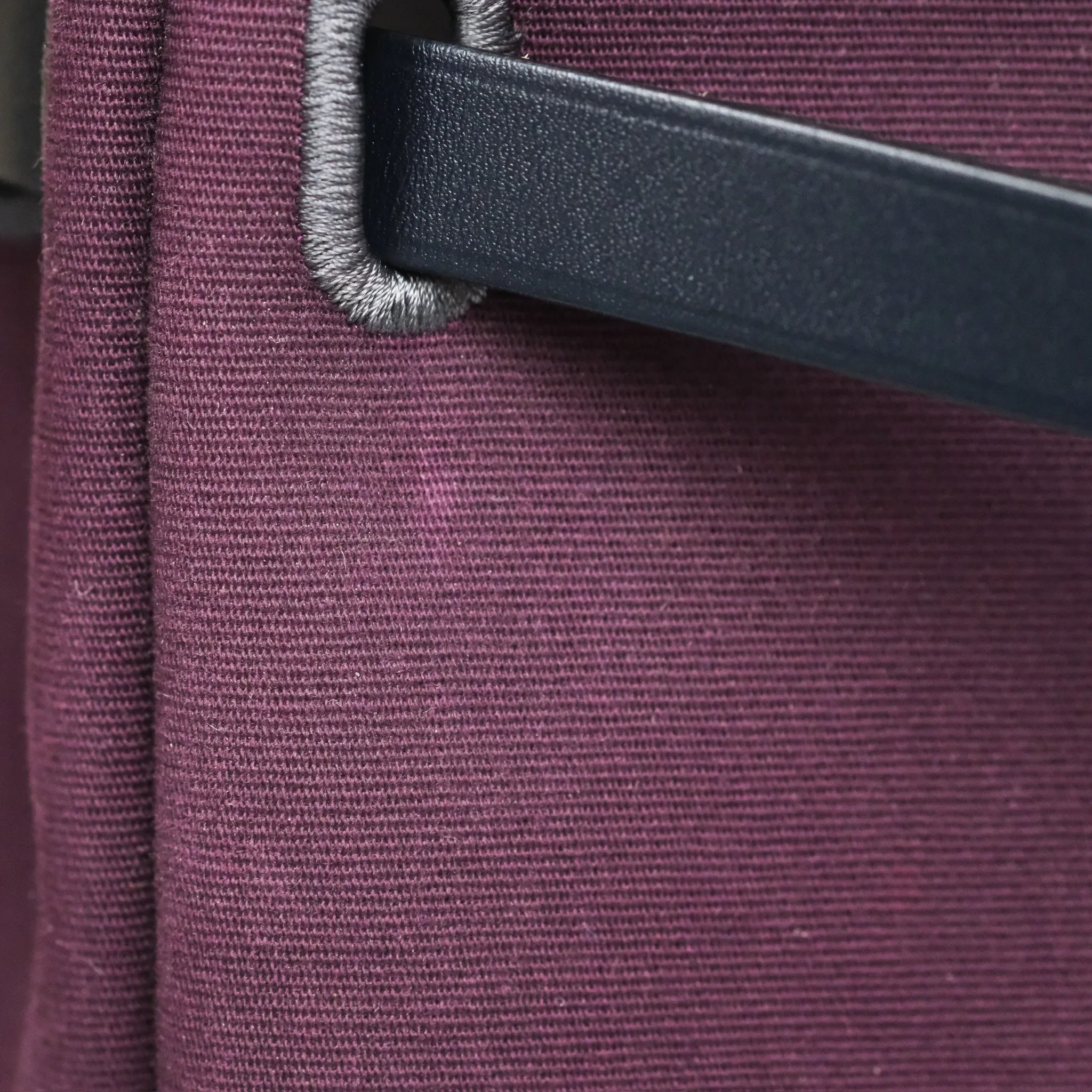 Herms Herbag Zip 31 Retourne Cassis Bleu Indigo