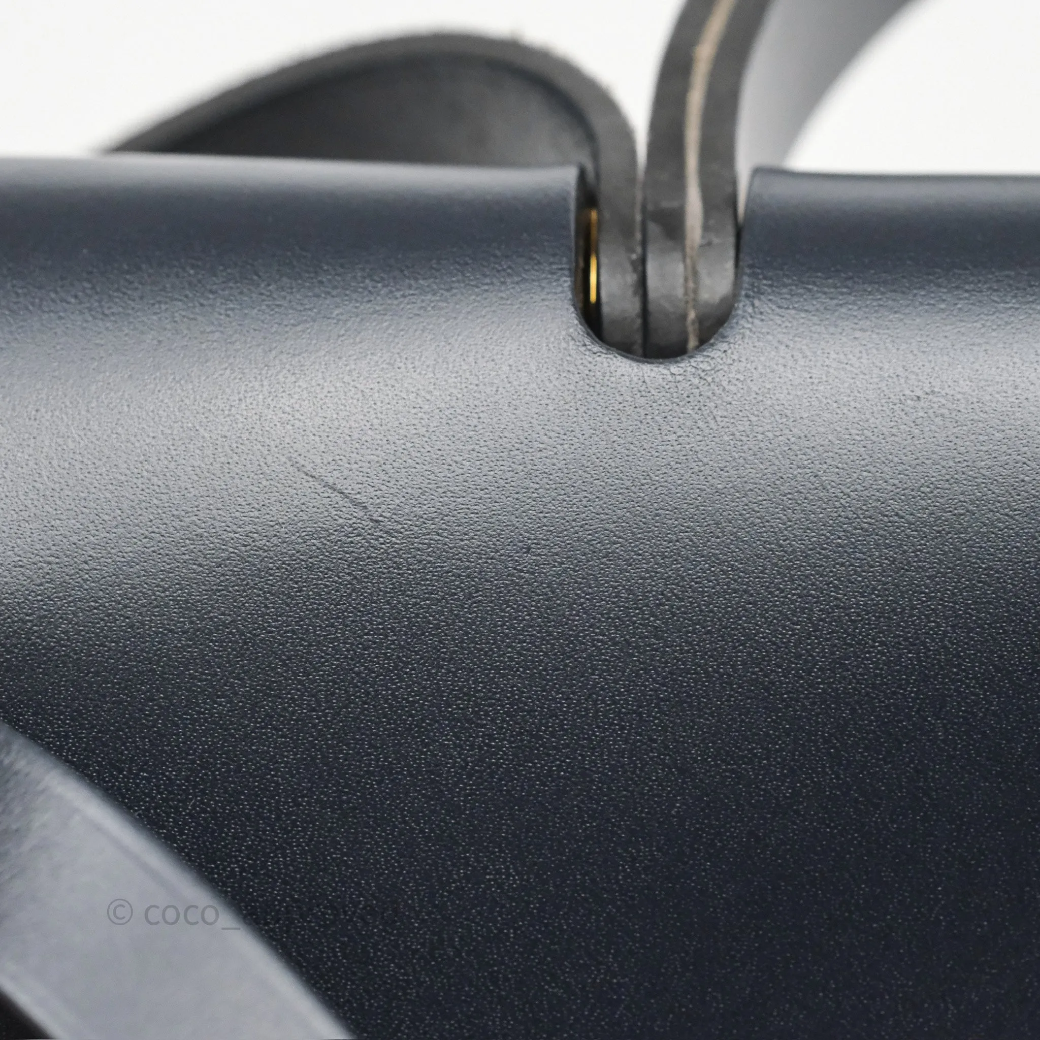 Herms Herbag Zip 31 Retourne Cassis Bleu Indigo