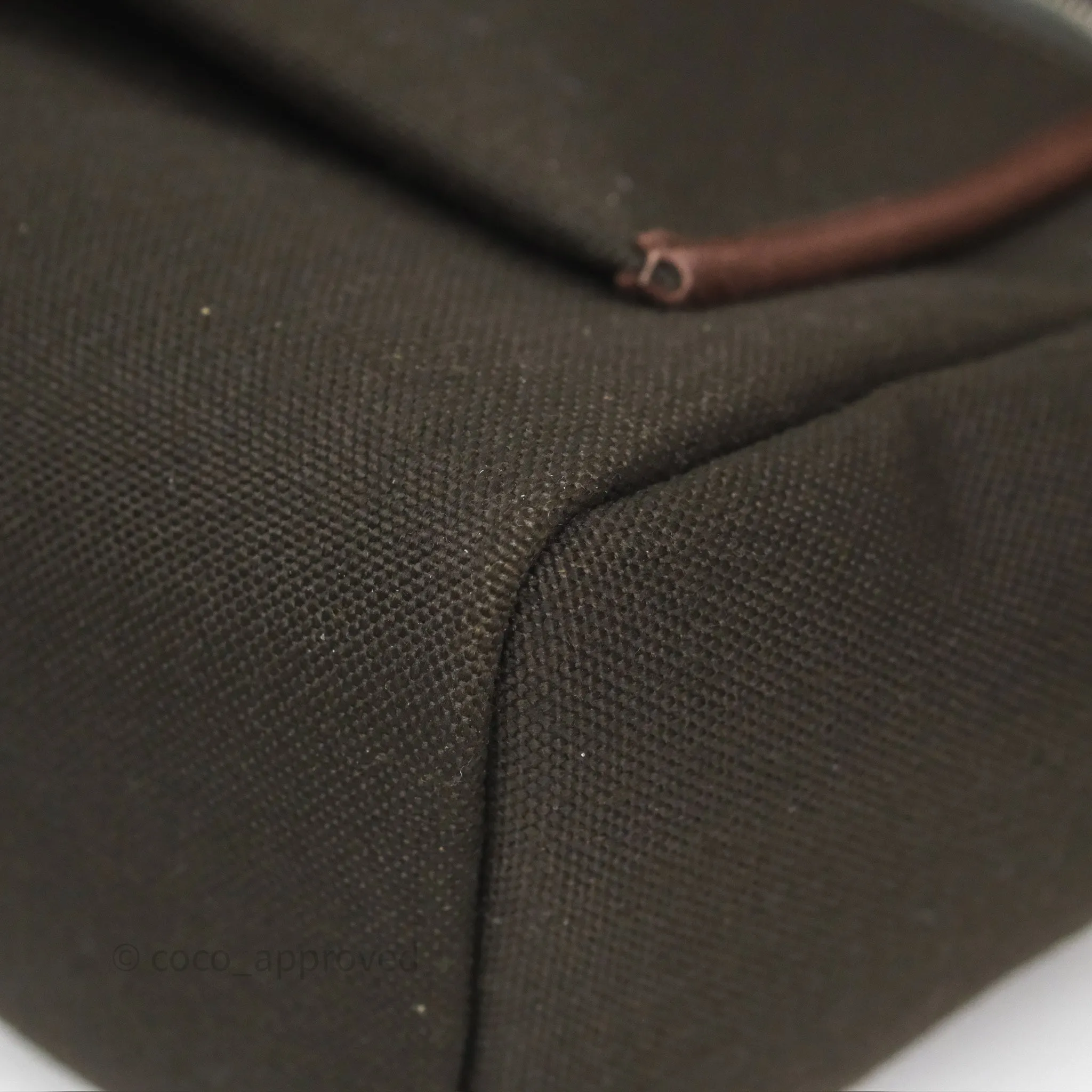 Herms Herbag Zip 31 Retourne Dark Bronze Ebene Palladium Hardware