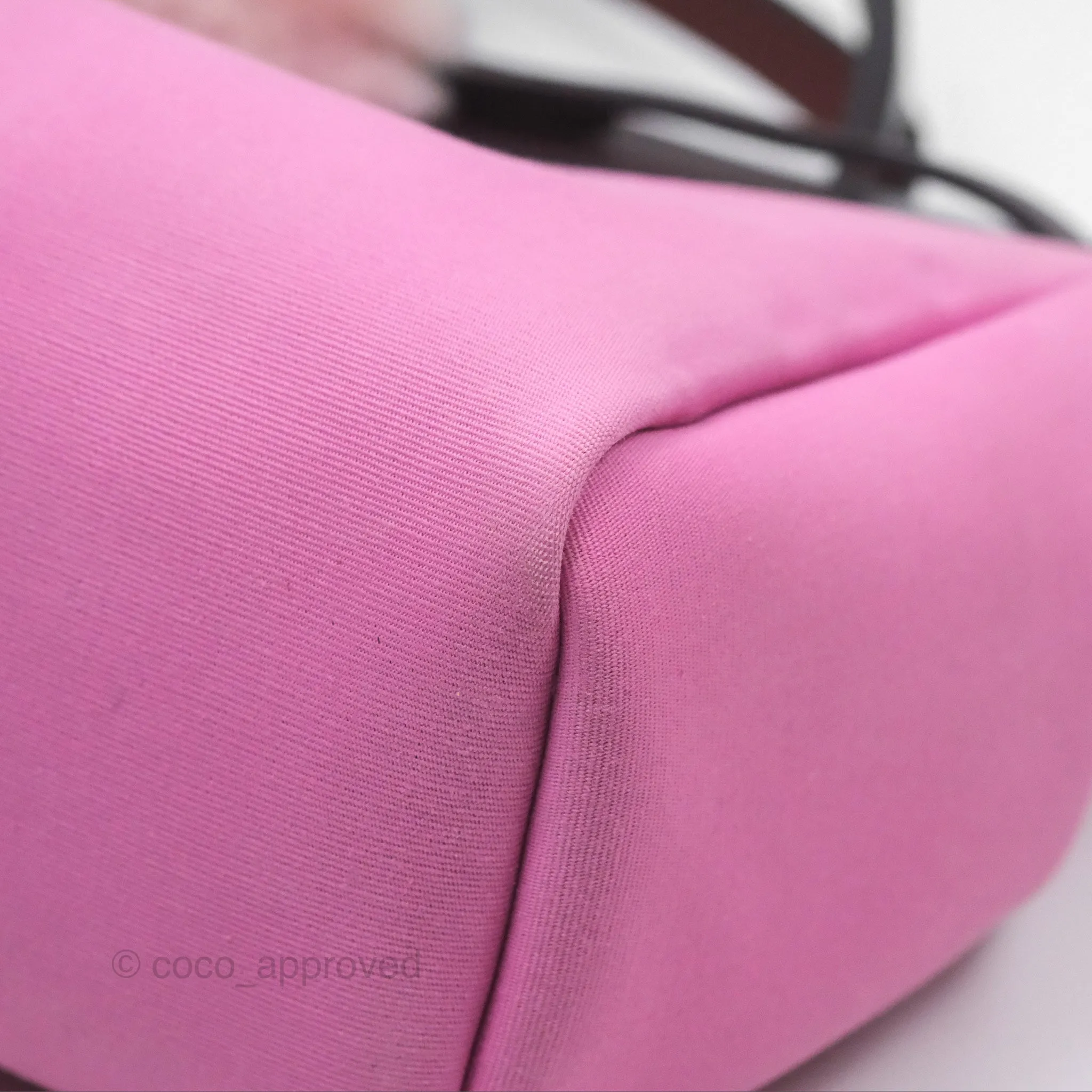 Herms Herbag Zip 31 Retourne Rose Bubblegum L4/ Rubis B5 Canvas Palladium Hardware