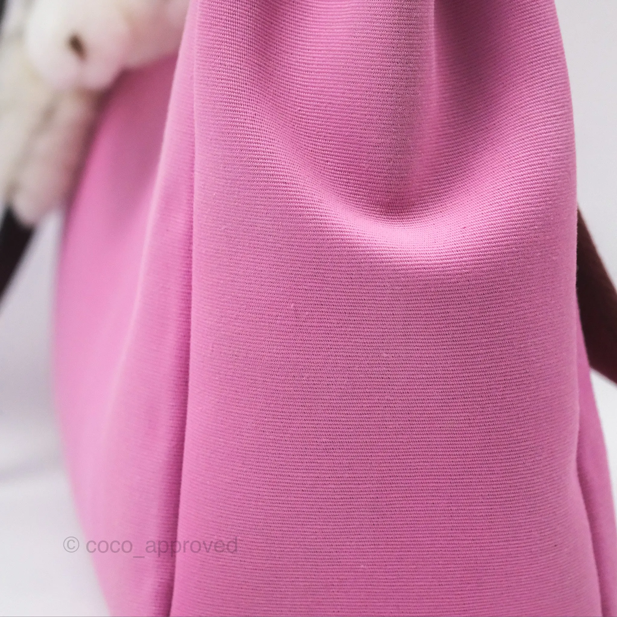 Herms Herbag Zip 31 Retourne Rose Bubblegum L4/ Rubis B5 Canvas Palladium Hardware