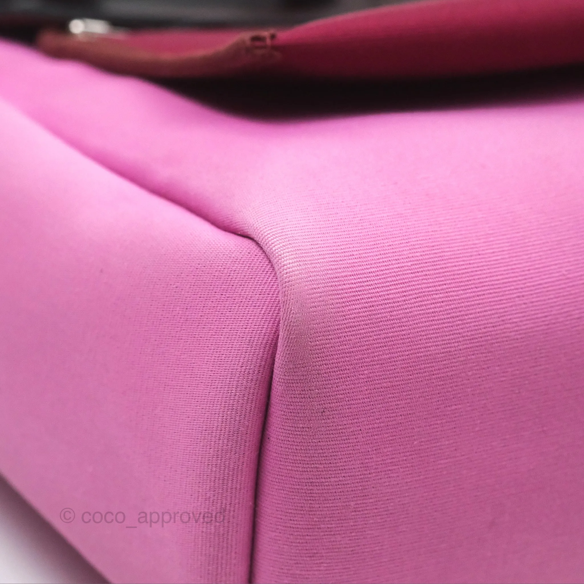 Herms Herbag Zip 31 Retourne Rose Bubblegum L4/ Rubis B5 Canvas Palladium Hardware