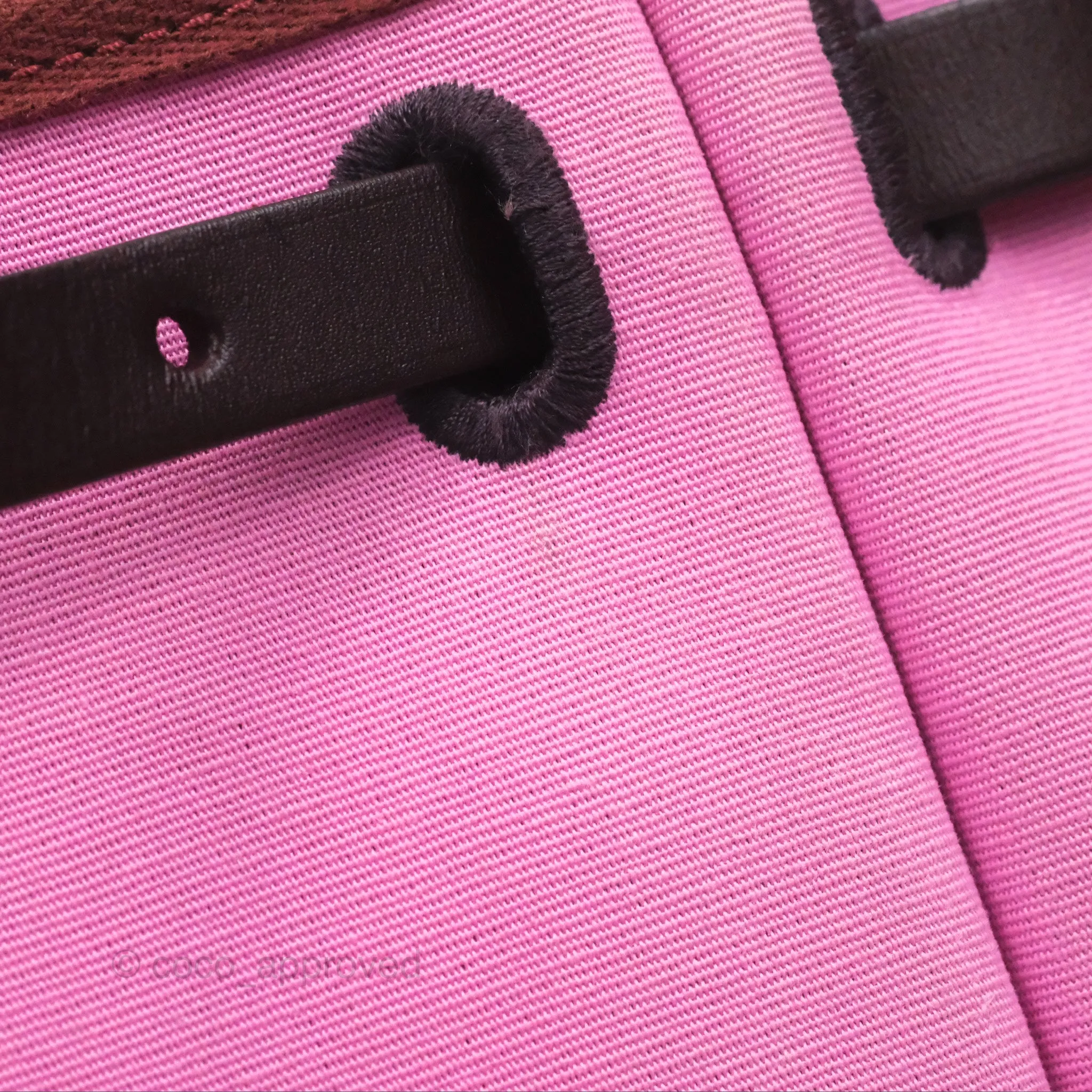 Herms Herbag Zip 31 Retourne Rose Bubblegum L4/ Rubis B5 Canvas Palladium Hardware