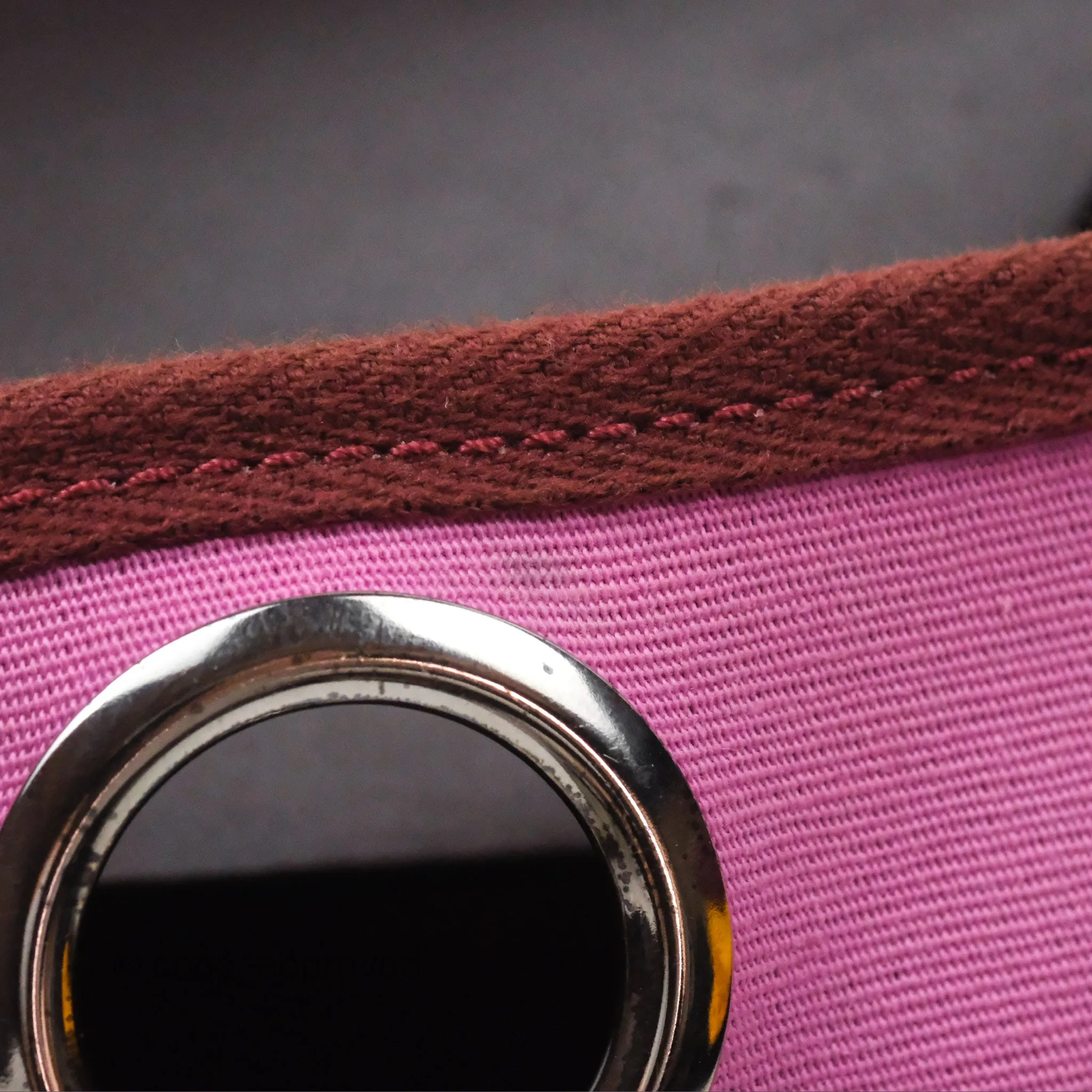 Herms Herbag Zip 31 Retourne Rose Bubblegum L4/ Rubis B5 Canvas Palladium Hardware