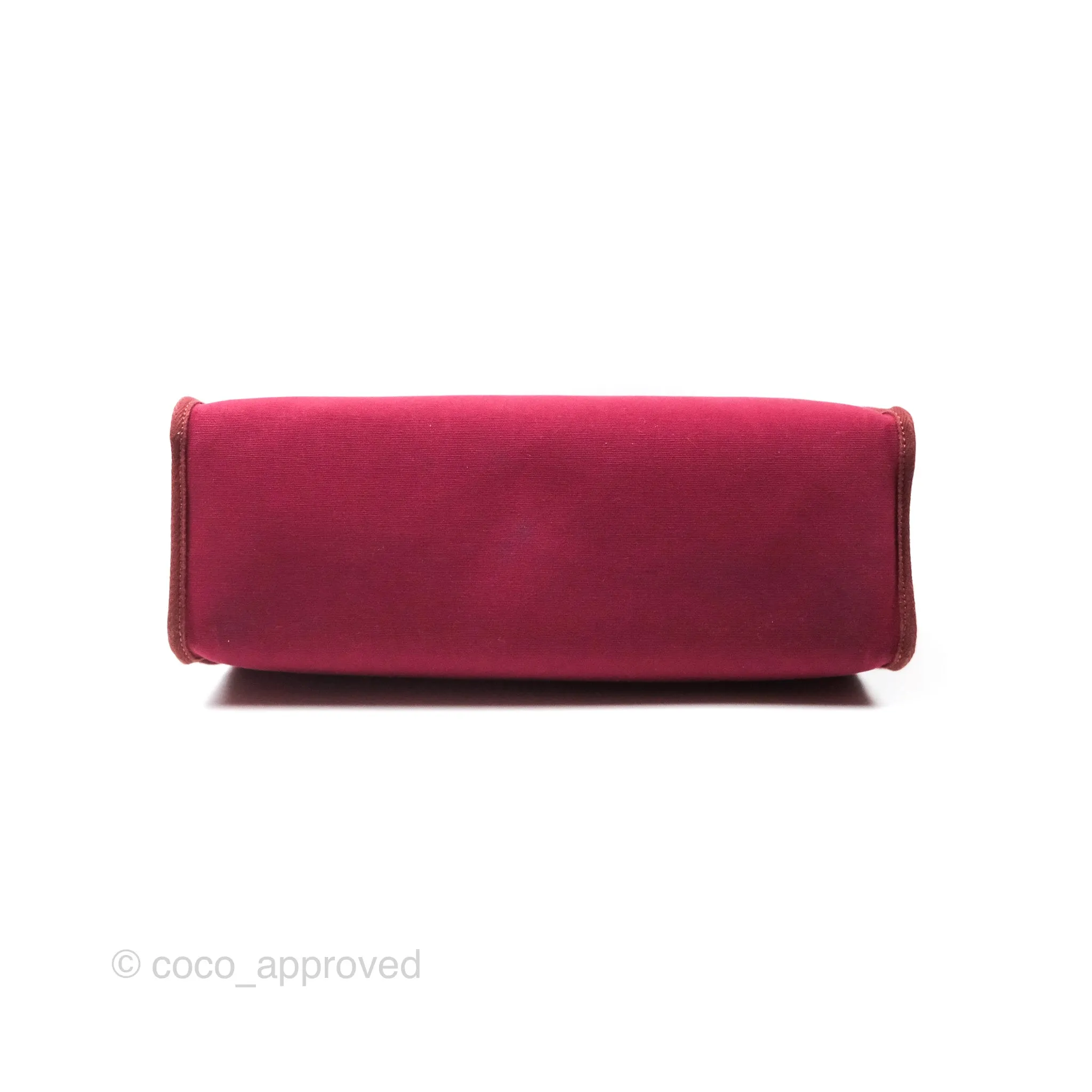 Herms Herbag Zip 31 Retourne Rose Bubblegum L4/ Rubis B5 Canvas Palladium Hardware