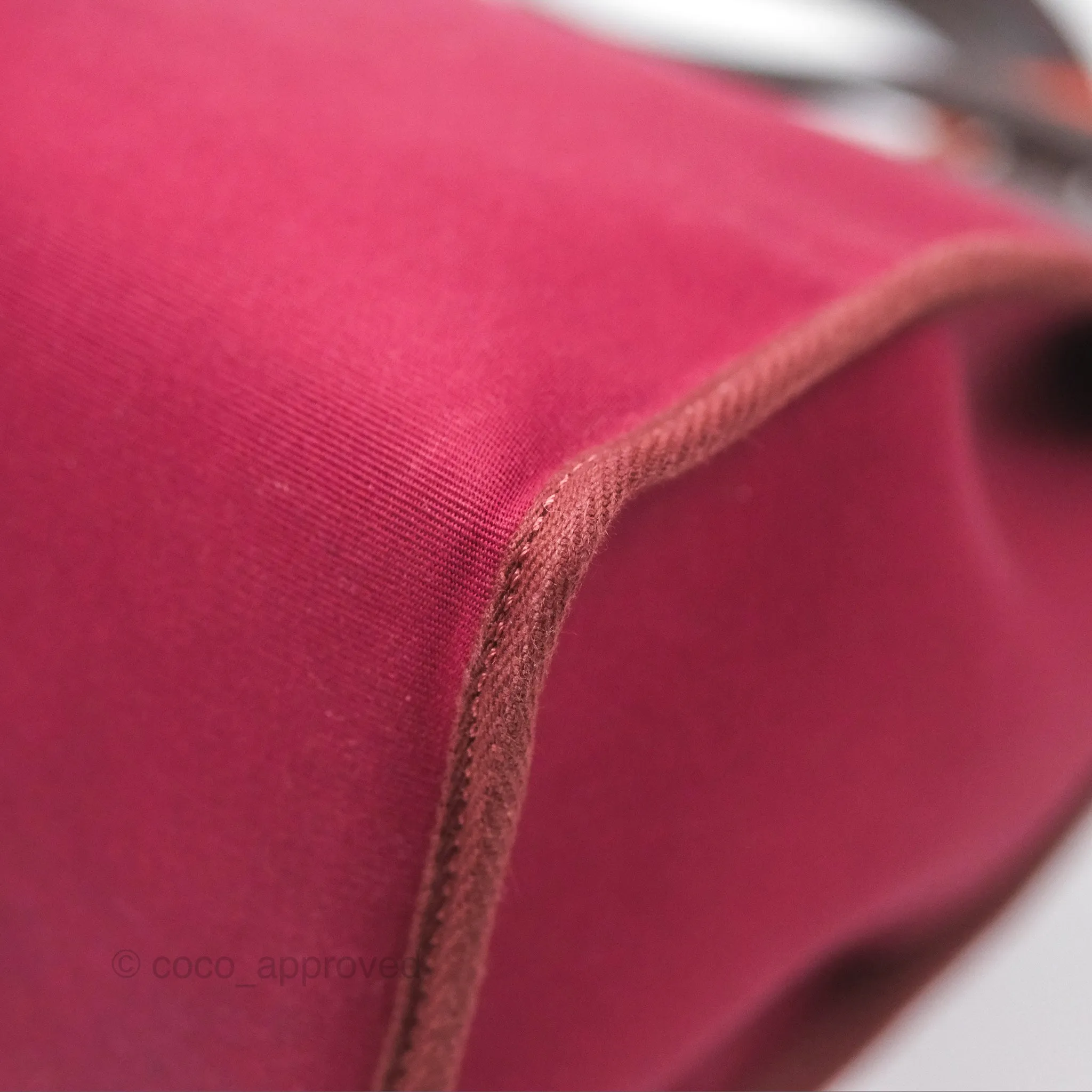 Herms Herbag Zip 31 Retourne Rose Bubblegum L4/ Rubis B5 Canvas Palladium Hardware