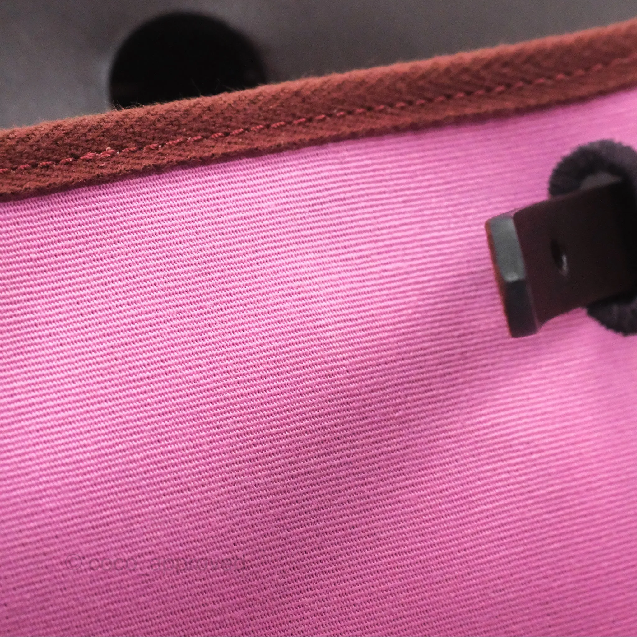 Herms Herbag Zip 31 Retourne Rose Bubblegum L4/ Rubis B5 Canvas Palladium Hardware