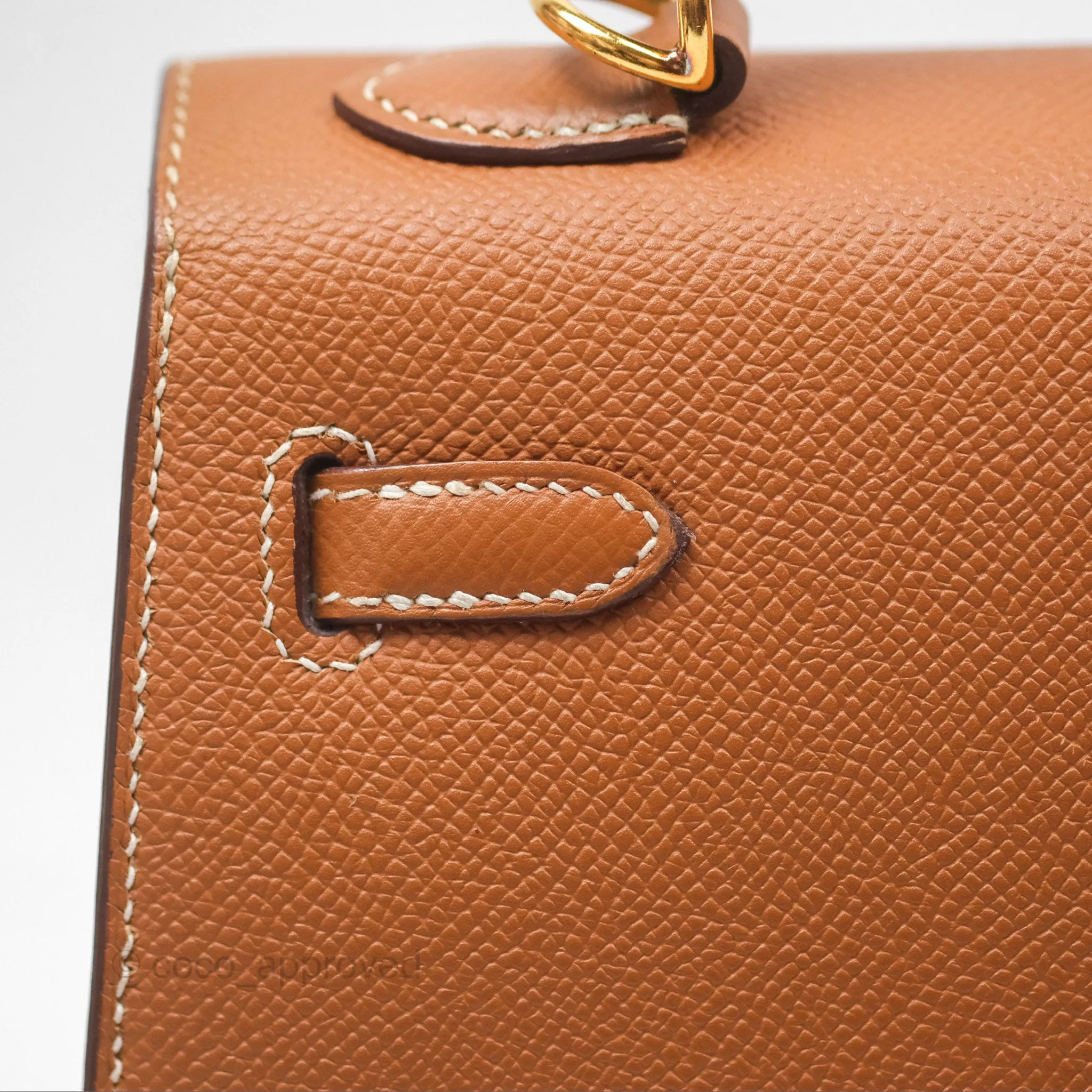 Herms Kelly 25 Sellier Gold 37 Epsom Gold Hardware