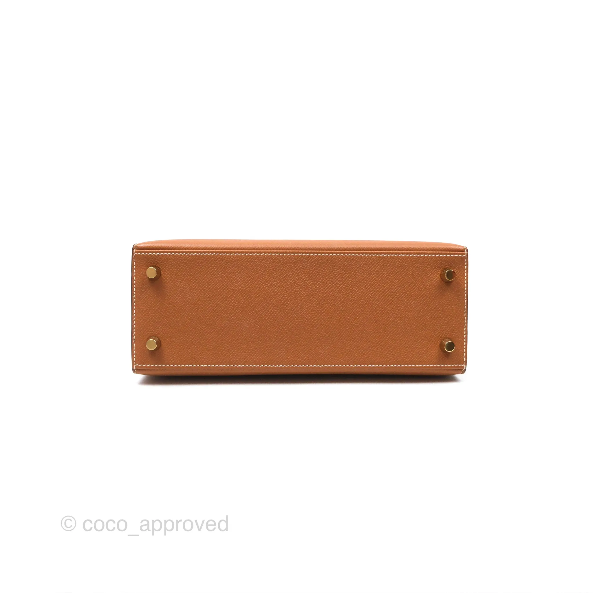 Herms Kelly 25 Sellier Gold 37 Epsom Gold Hardware