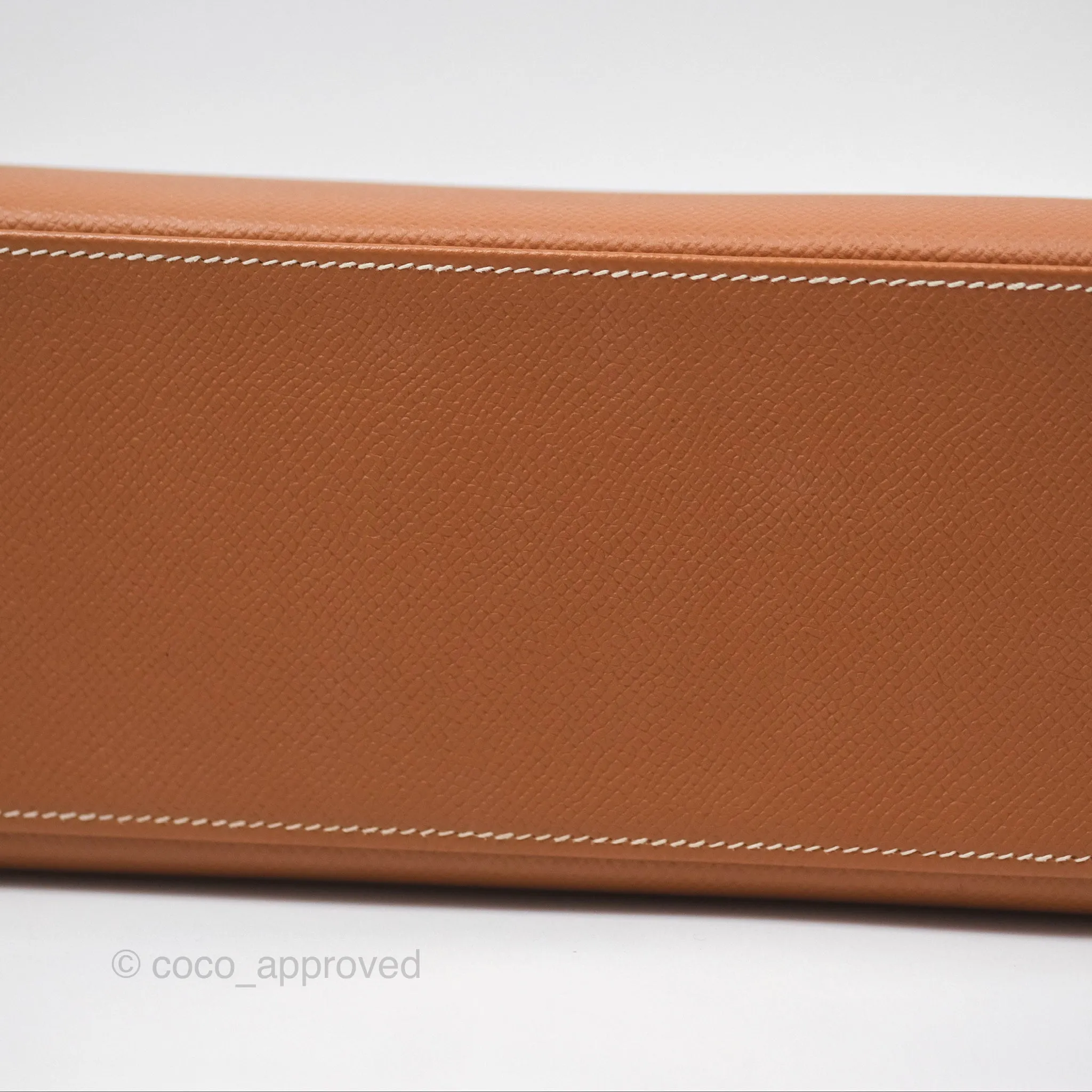 Herms Kelly 25 Sellier Gold 37 Epsom Gold Hardware