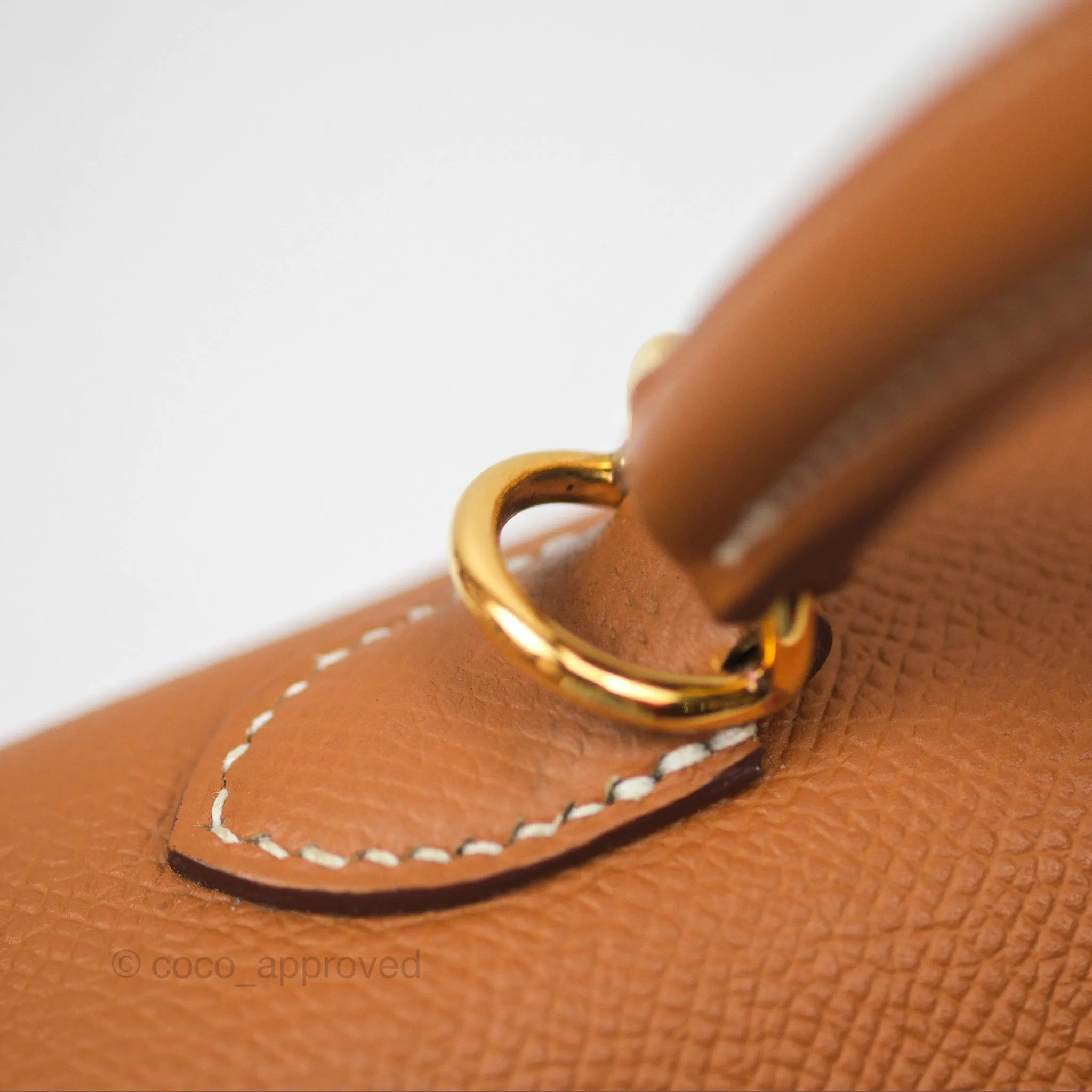 Herms Kelly 25 Sellier Gold 37 Epsom Gold Hardware
