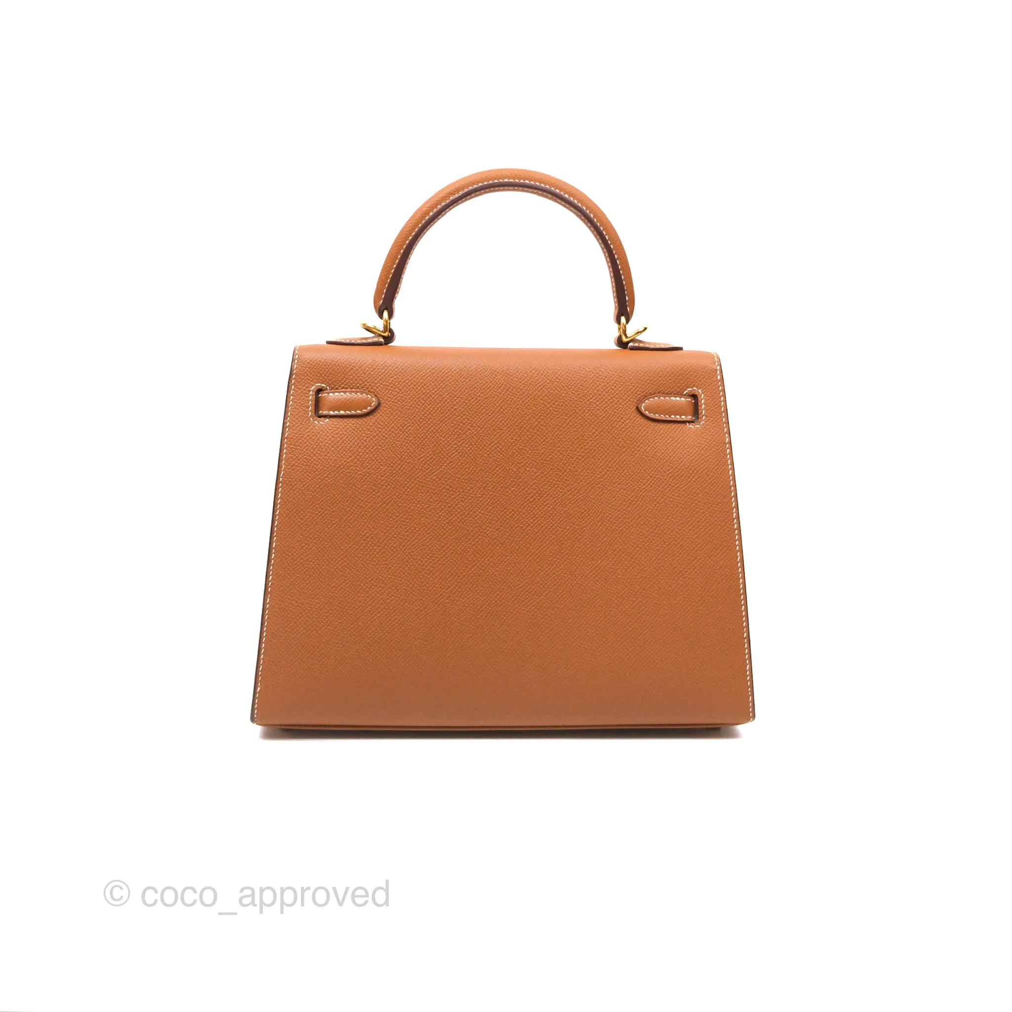 Herms Kelly 25 Sellier Gold 37 Epsom Gold Hardware