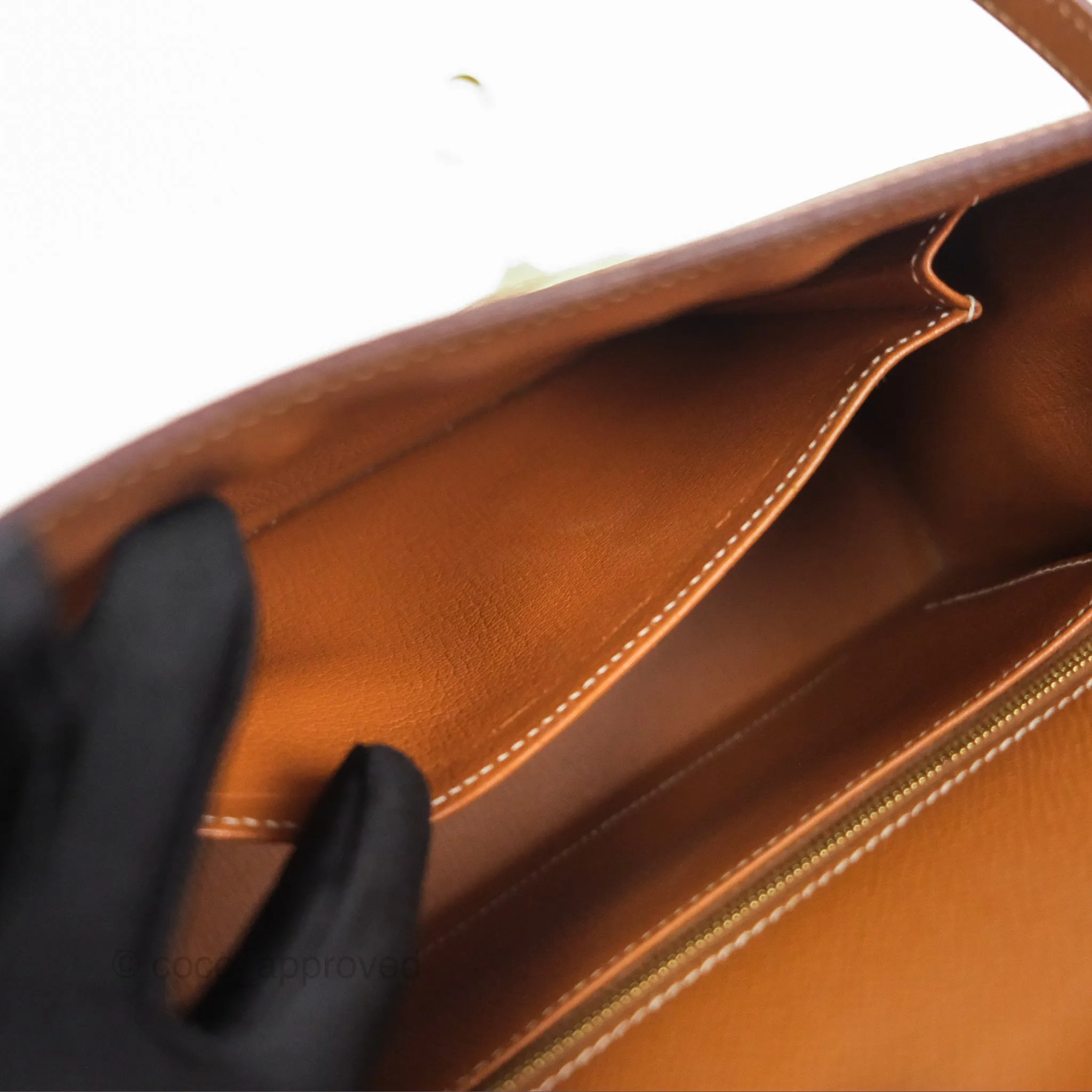 Herms Kelly 25 Sellier Gold 37 Epsom Gold Hardware