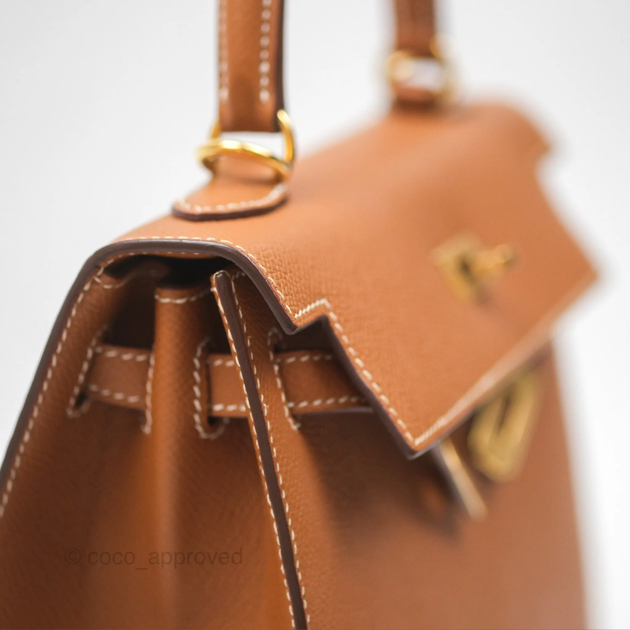 Herms Kelly 25 Sellier Gold 37 Epsom Gold Hardware